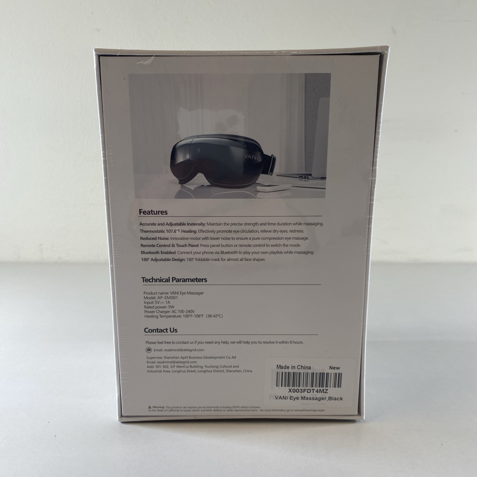 *VANI Eye Massager With Heat And Compression New Sealed G135