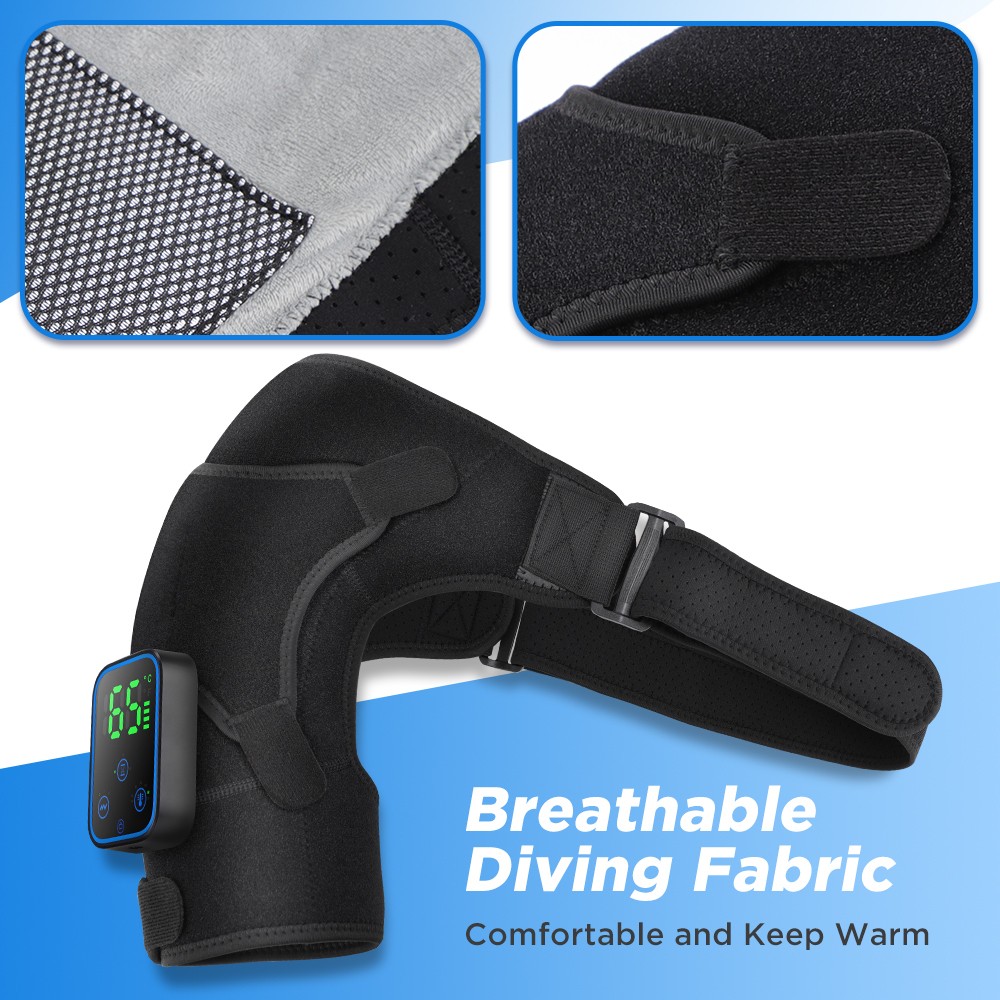 APP Control Shoulder Massager Graphene Heating Shoulder Brace with Vibration
