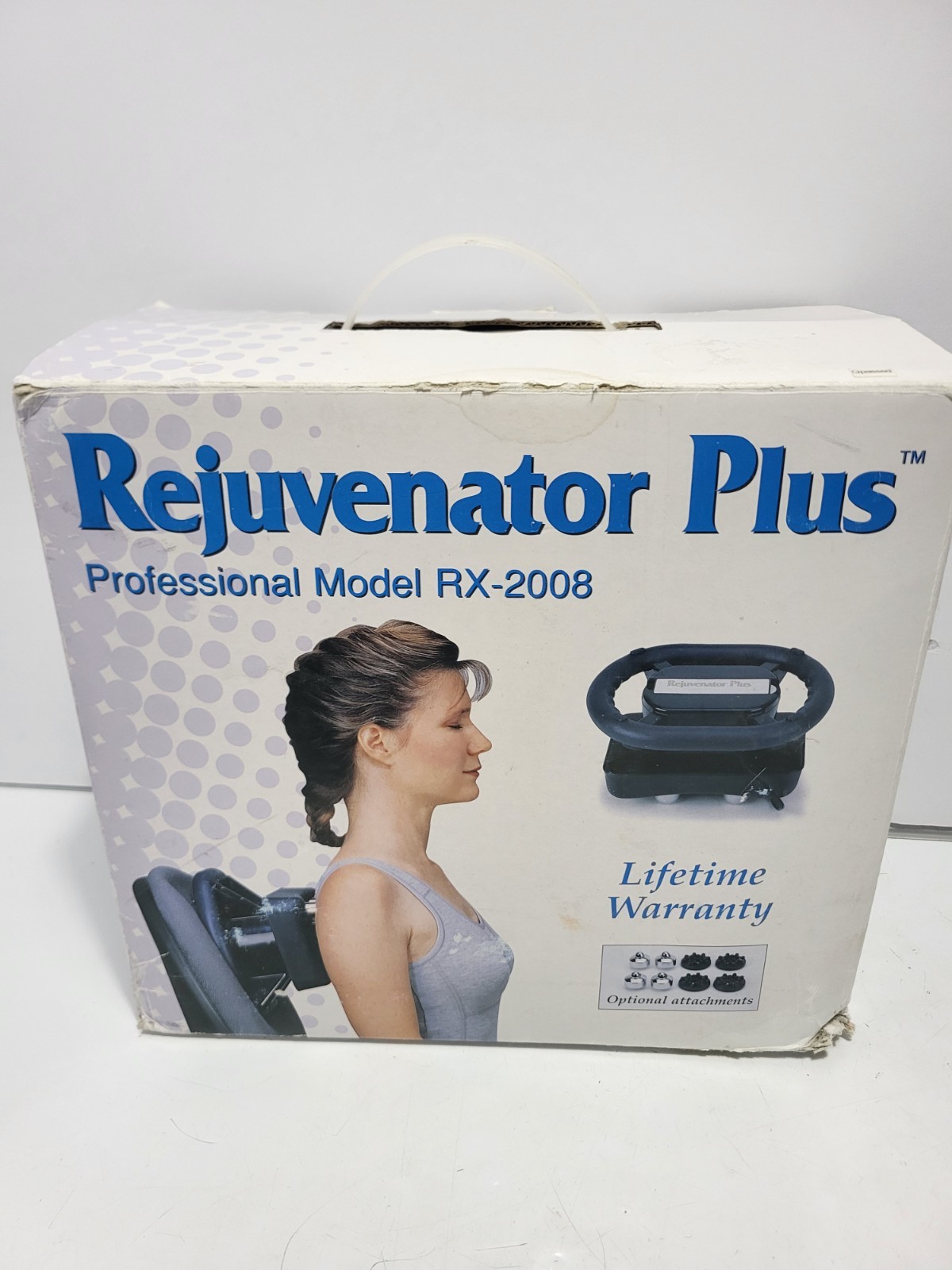 Rejuvenator Plus RX-2008 Professional Therapeutic Massager Attachments Complete