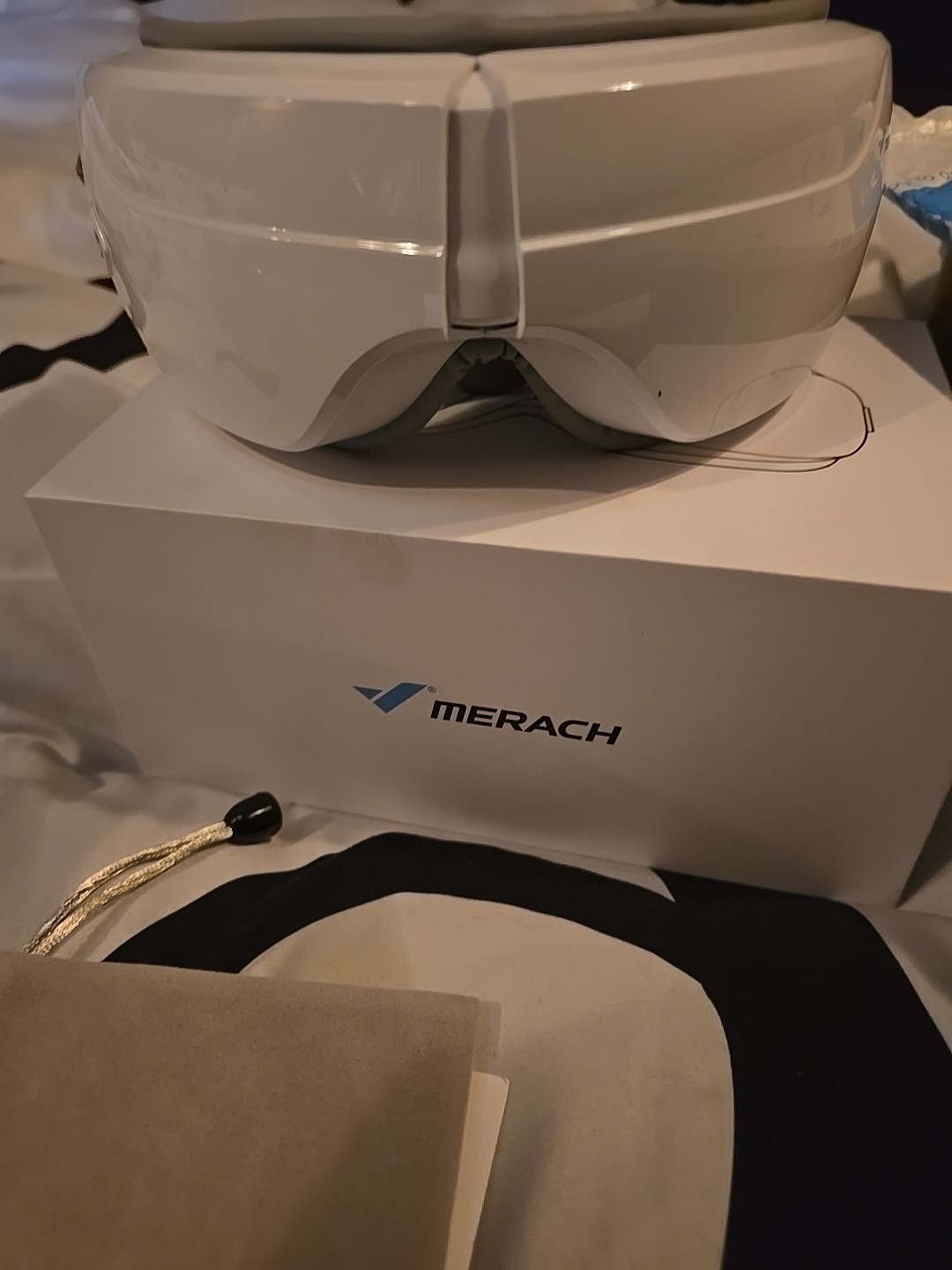 MERACH Eye Massager with Heat Compression Smart Sleep Eye Mask