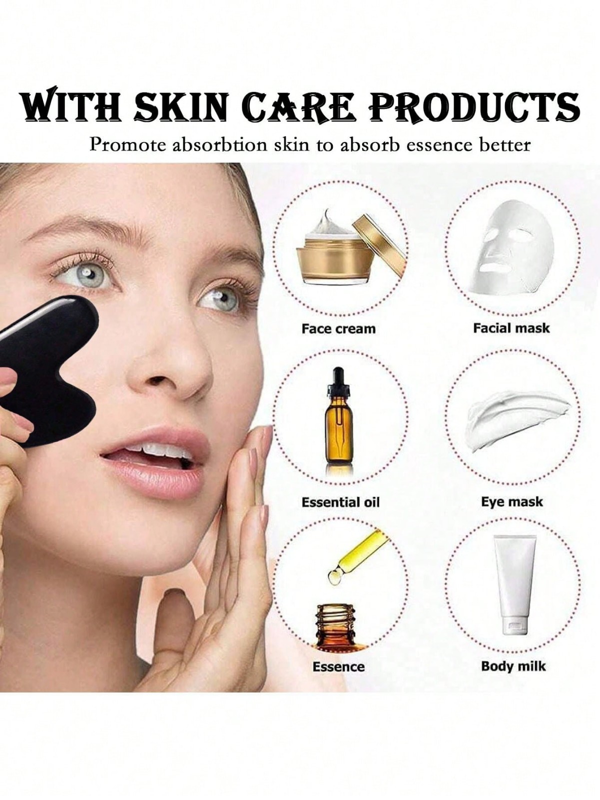 5Pc Silicone Ice Face Roller Skin Care Face Massager Ice Cube Mould Face Cooling
