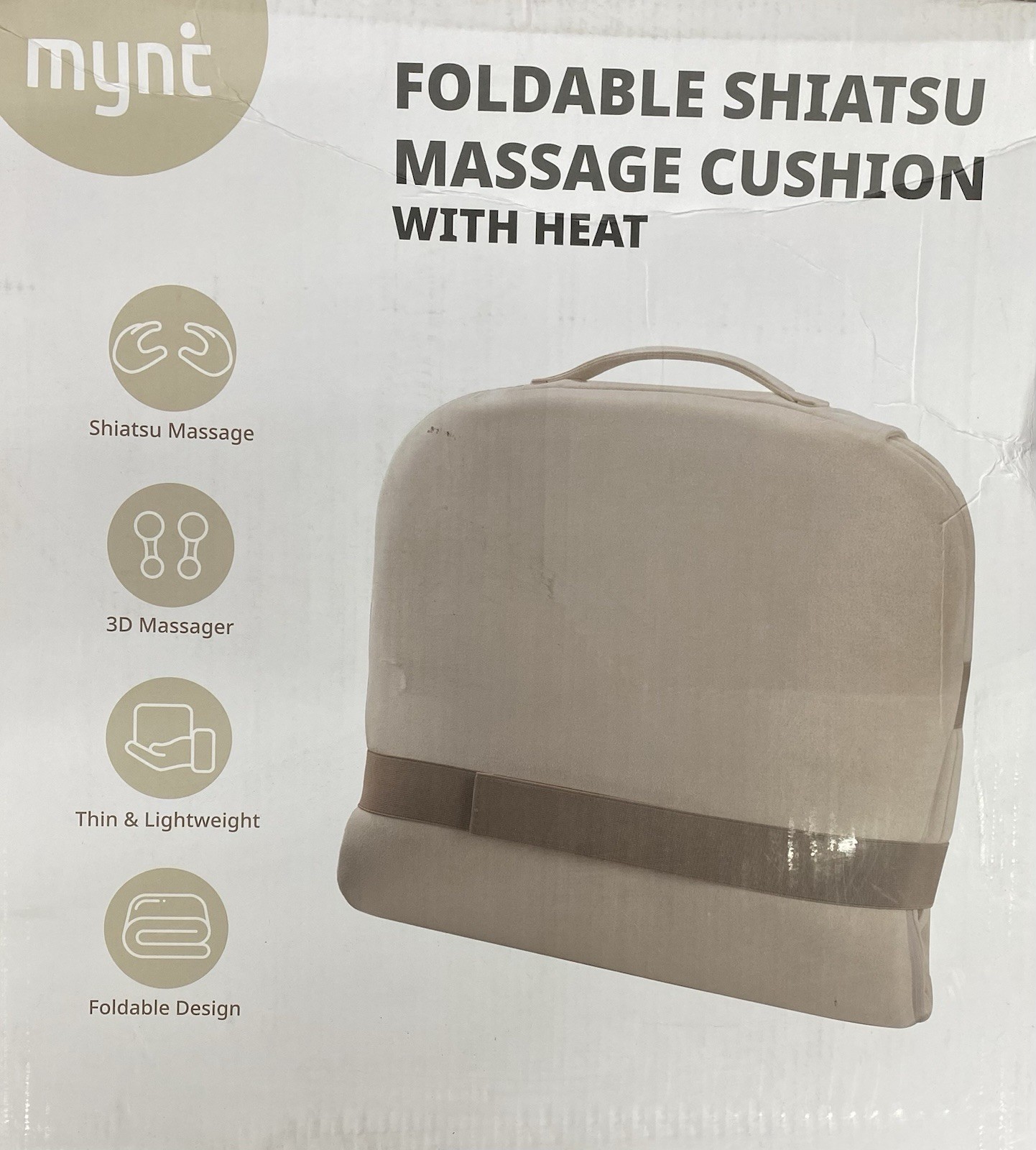 FSA Eligible HSA Approved Back Massager for Chair, Foldable Back Massager