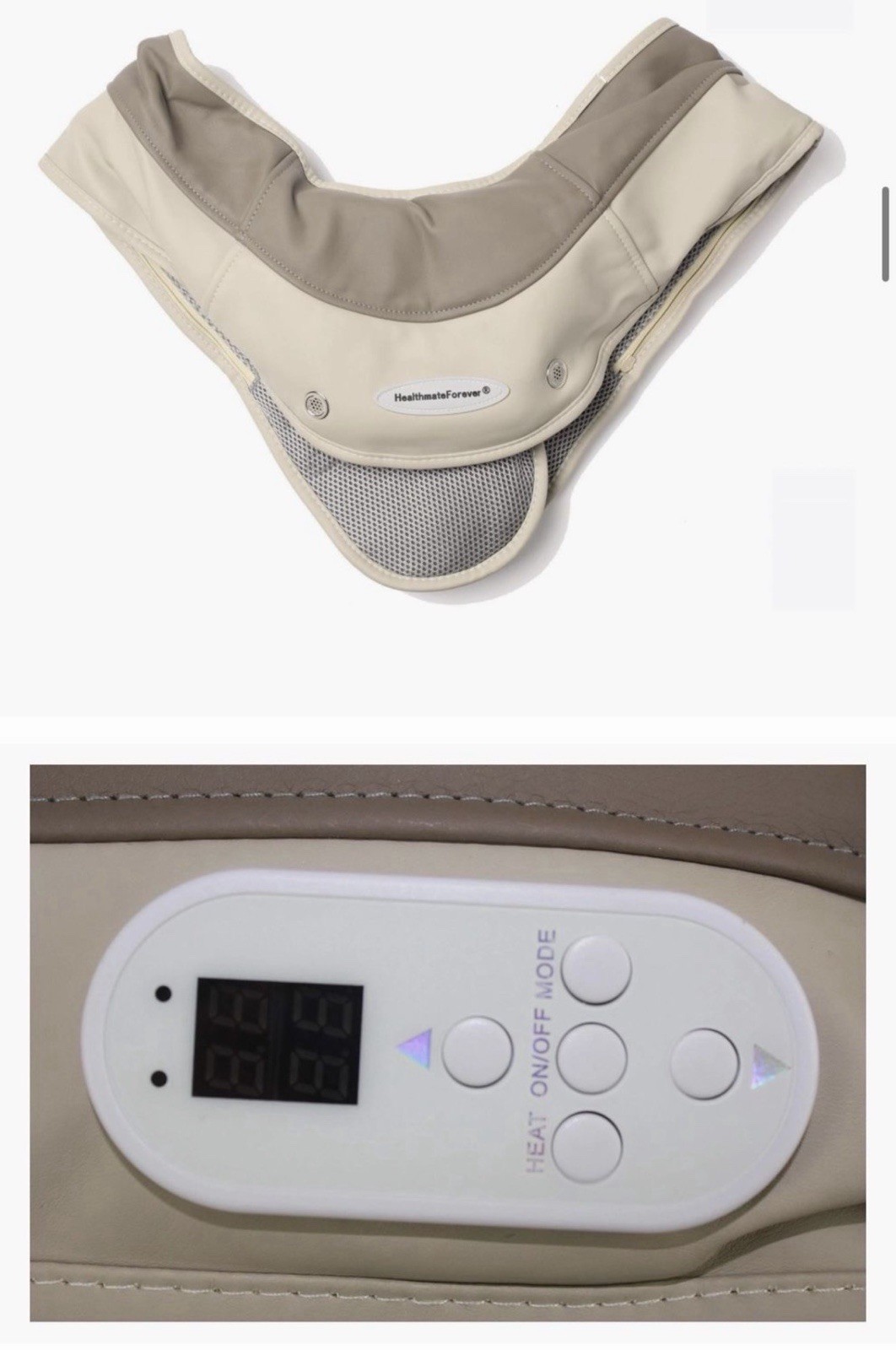HealthmateForever Pain Relief Neck & Shoulder Sport Massager with Heat