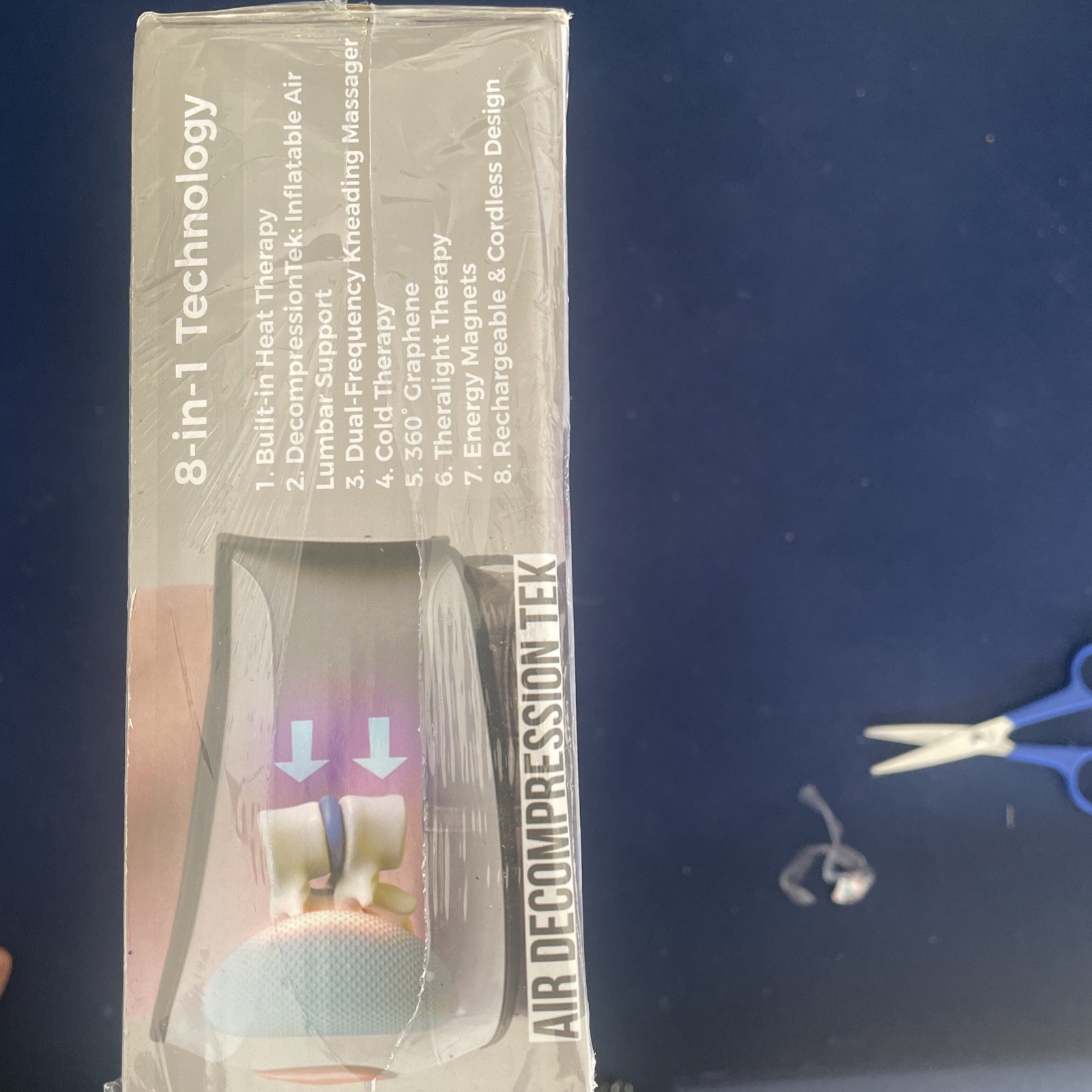 «BACK O SAGE» HOT, COLD, AIR MASSAGER THERAPY BACK PAIN RELIEVER