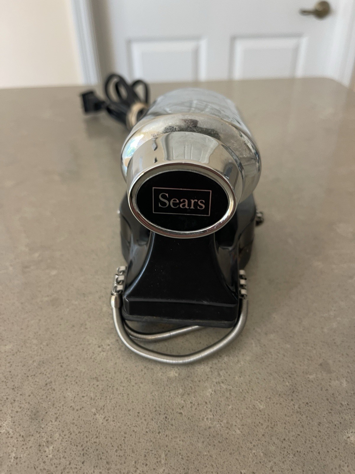 Vintage Chrome Sears 2-Speed Massager Model 793.2201 Professional Type – TESTED