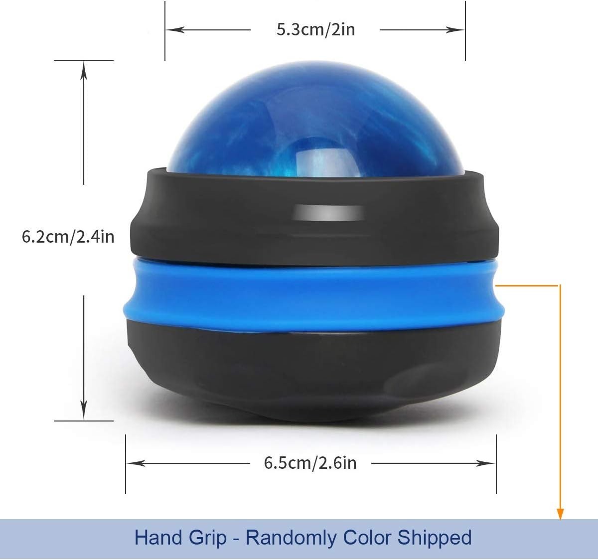 Massage Ball, , 2-Pack Handheld Self Massage Therapy and Relax Full Body Tool…