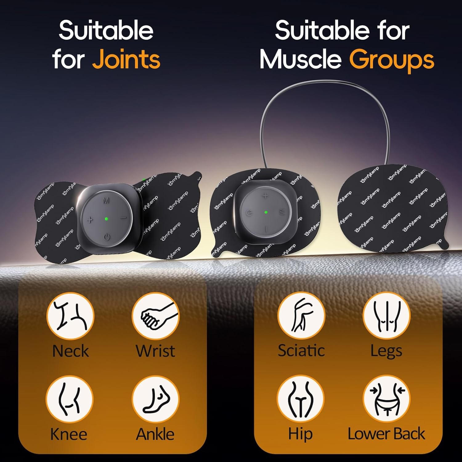 Wireless TENS Unit 30 Modes Muscle Stimulator W/ Remote Pain Relief Rechargeable