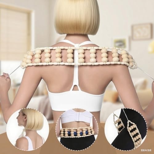 16-in-1 Wood Therapy Massage Tools Kit for Muscle Pain Relief & Body Sculpting