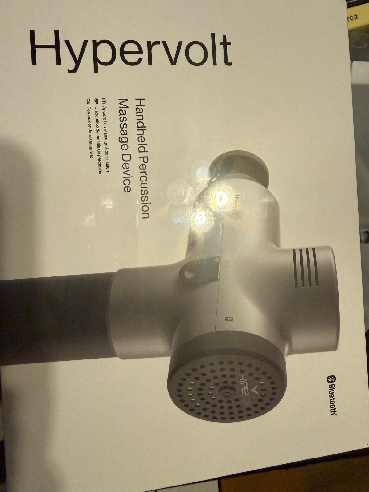 Hyperice Hypervolt Bluetooth Percussion Massage Device – Silver (53100 038-00)