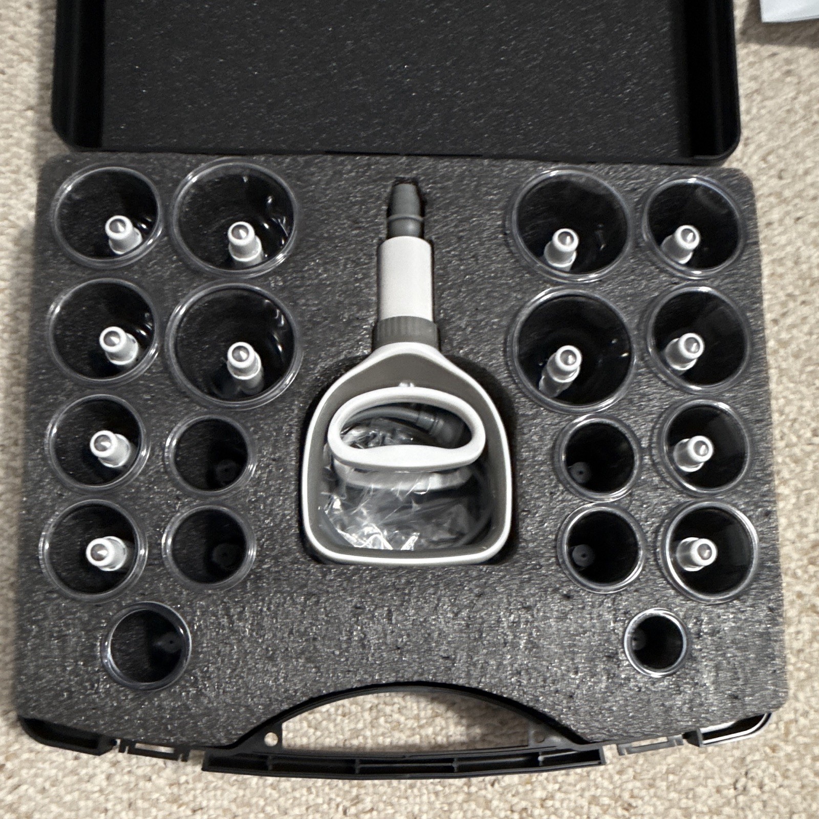 Professional Cupping Therapy Set 18 MultiSized Vacuum Cups with Two Hand Pum…