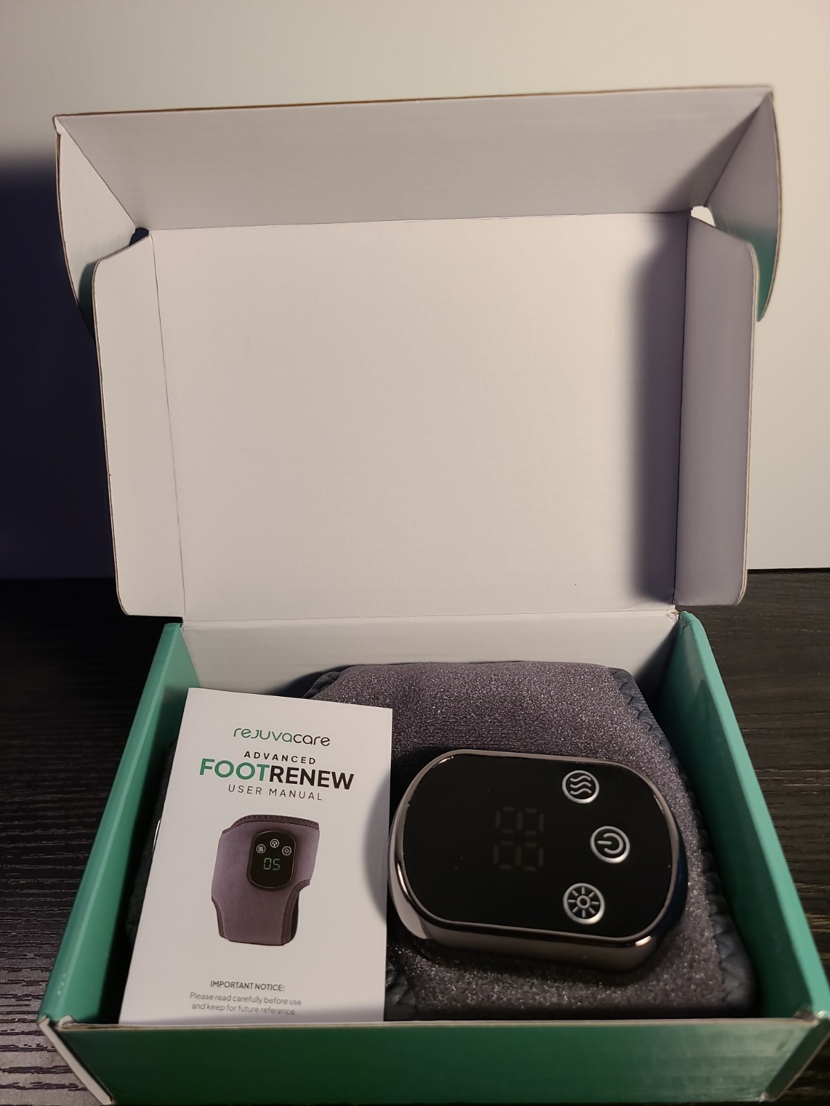 Rejuvacare Foot Renew 3-in-1 Nerve Relief Method +Ankle Massager