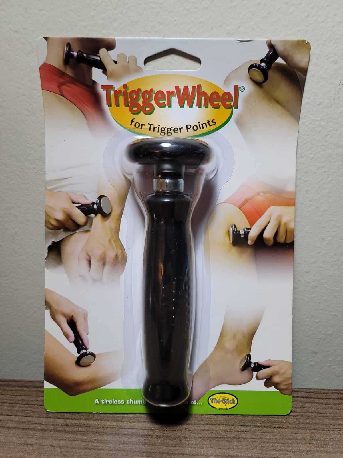 The Stick Trigger Wheel Roller Massager Myofacial Release Therapy