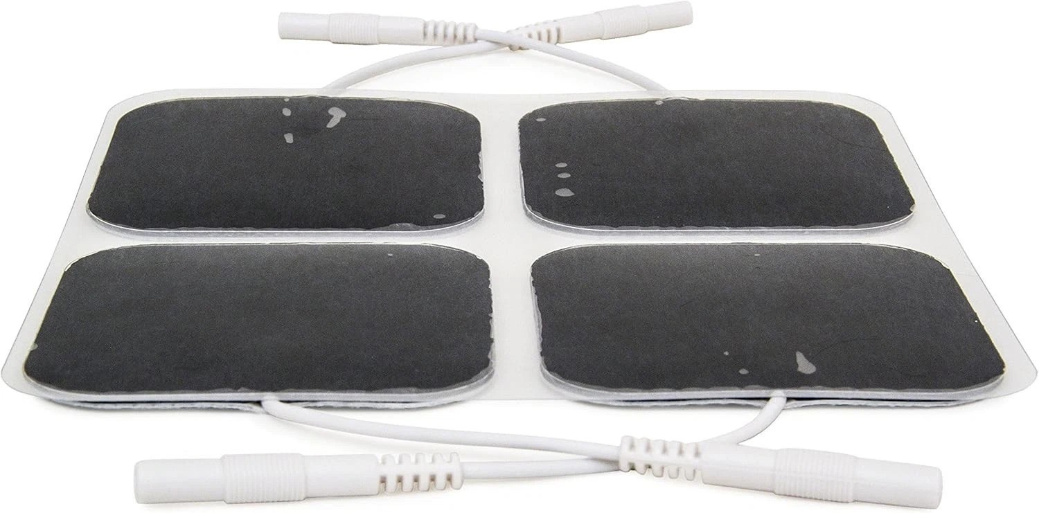 Dr Recommended 2″x2″ TENS EMS Electrode Pads Reusable Self-Adhesive 80ct