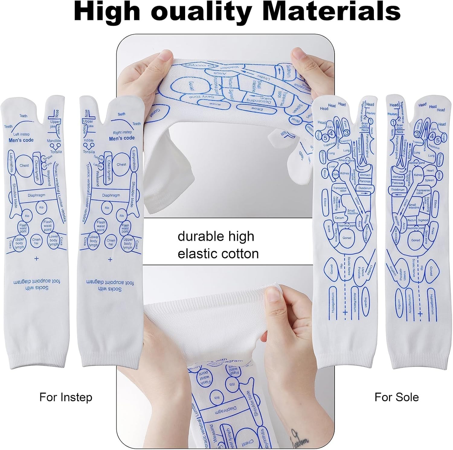 Sakura Reflexology Socks & Massage Sticks Set – Foot Relief