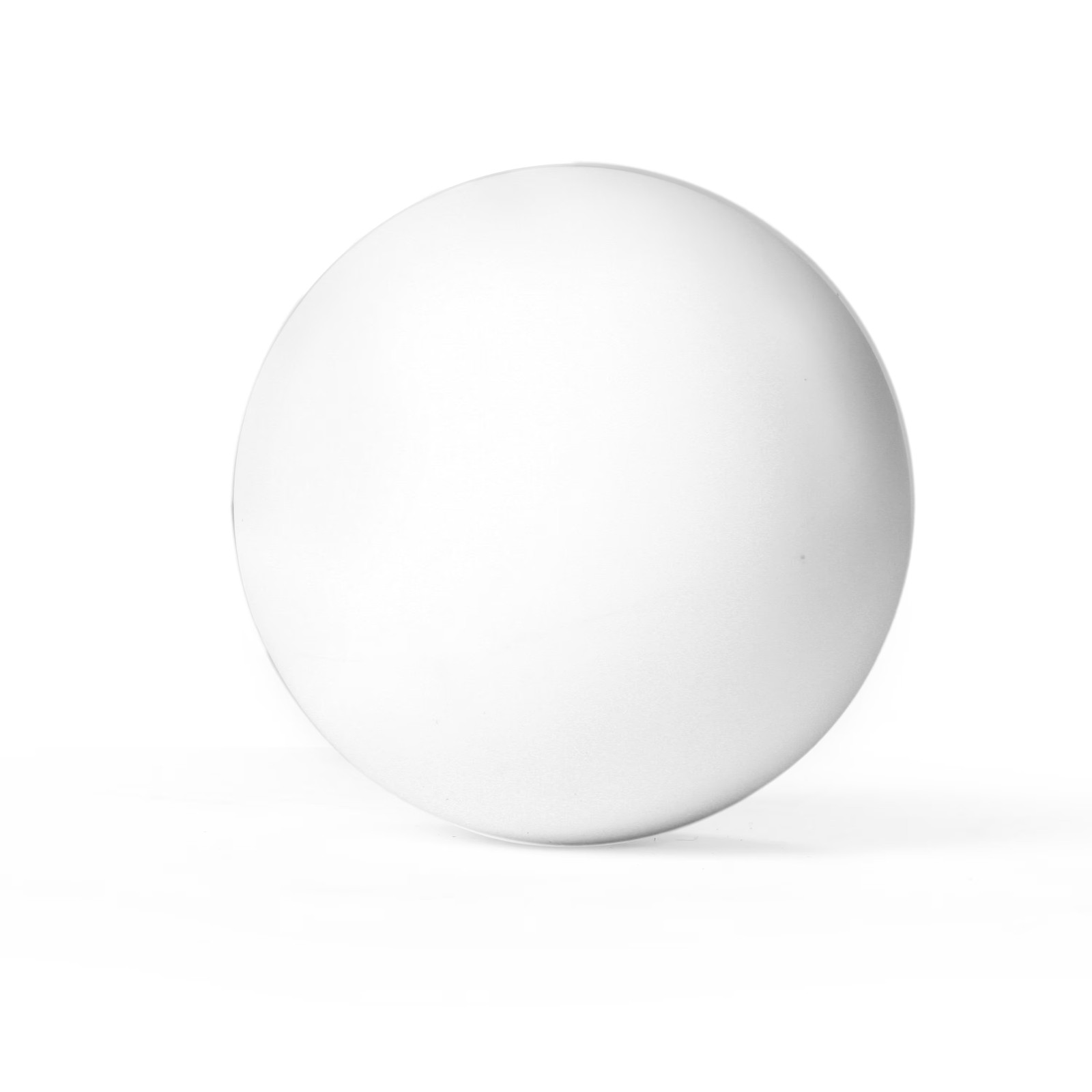 Athletic Works Classic White Handheld Hard Rubber Massage Ball for Adult Use, 2.