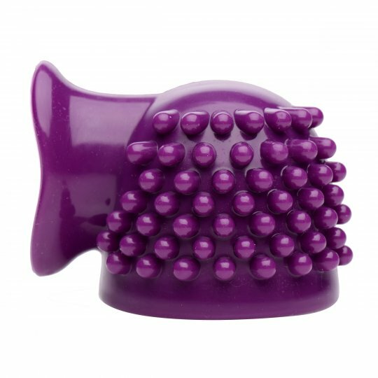 3 in 1 Silicone Massage Wand Essentials Attachment Purple Massager Full Body New