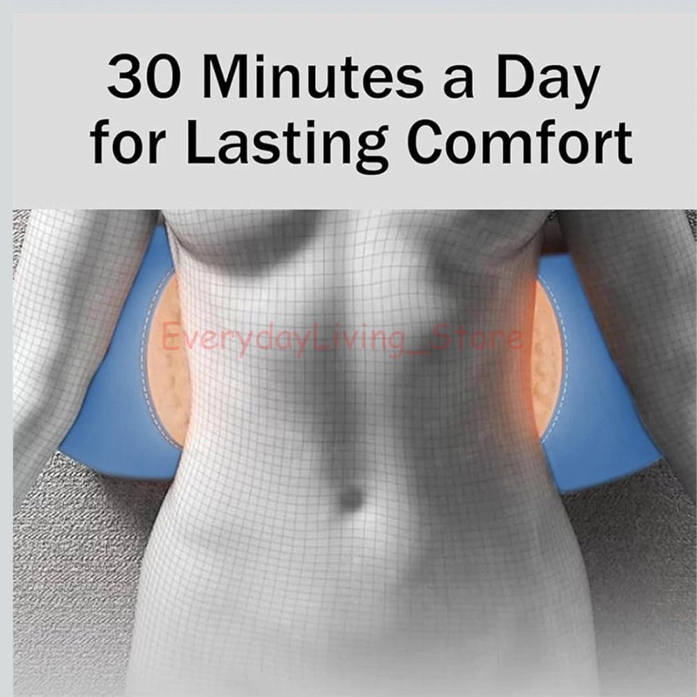 3-In-1 Electric Lumbar Support Pillow Smooth Spine Triple Fusion Back Massager