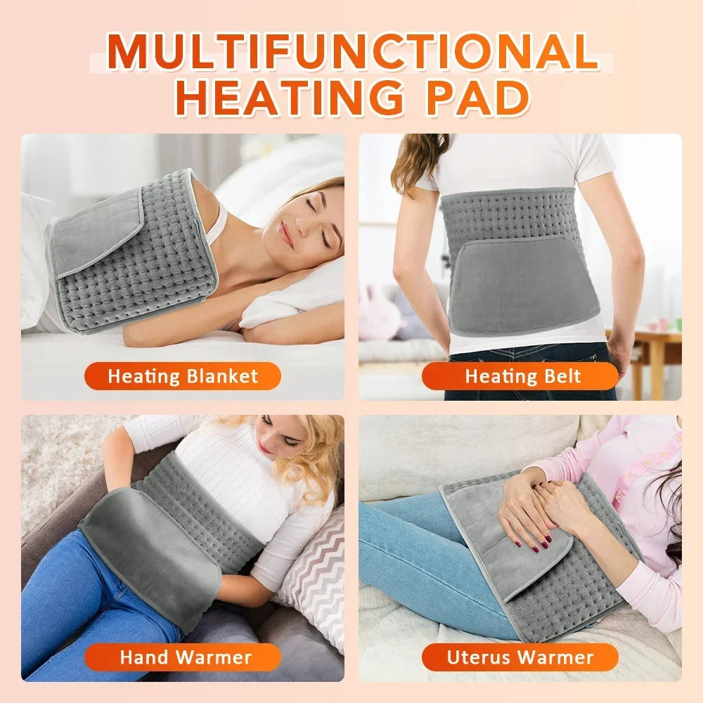 Electric Heating Waist Belt Warm Thermal Pad 10-gear Temperature Control Office
