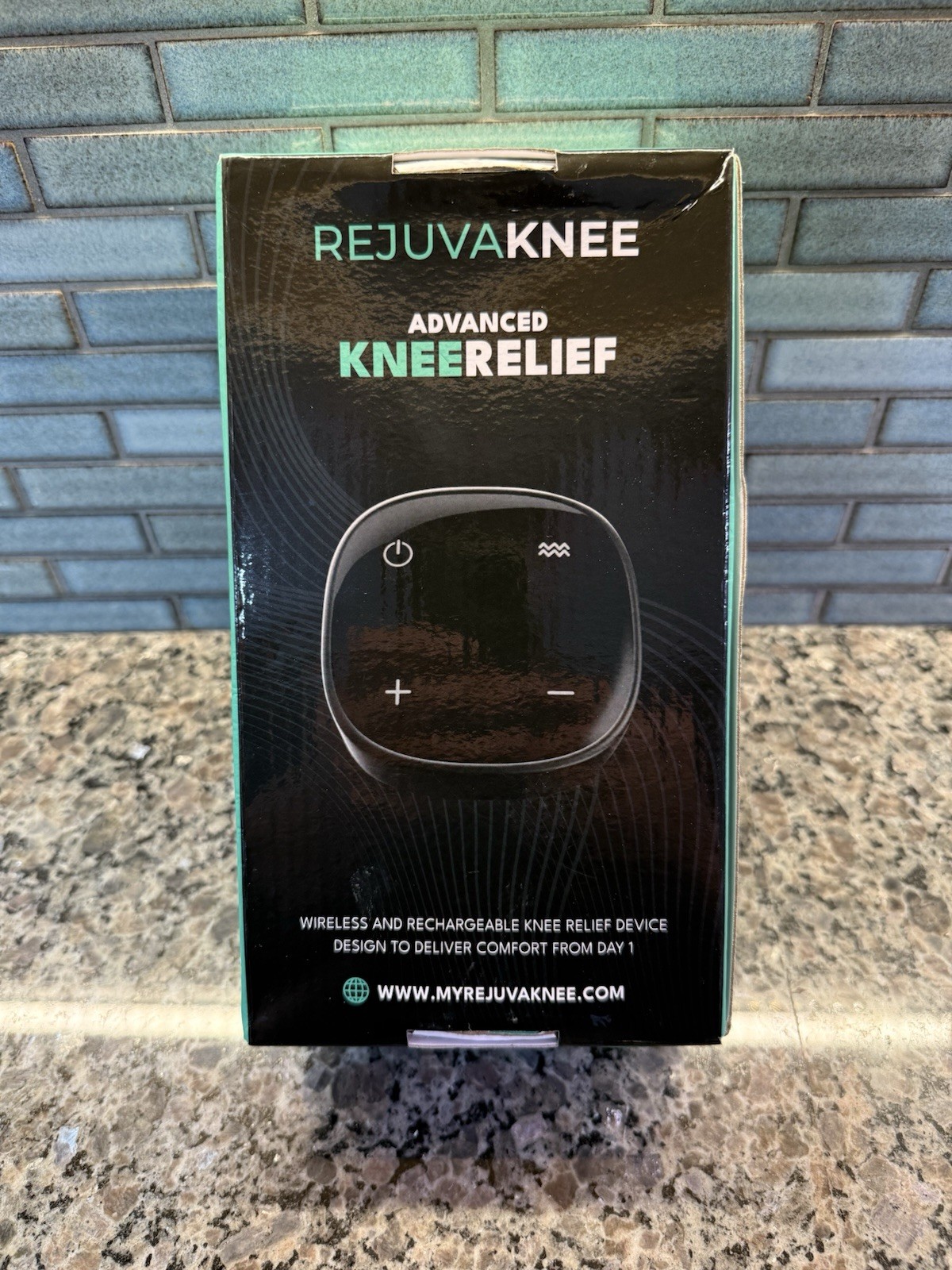 RejuvaKnee Advanced Knee Relief Heated Wireless Rechargeable LCD Touch Massager