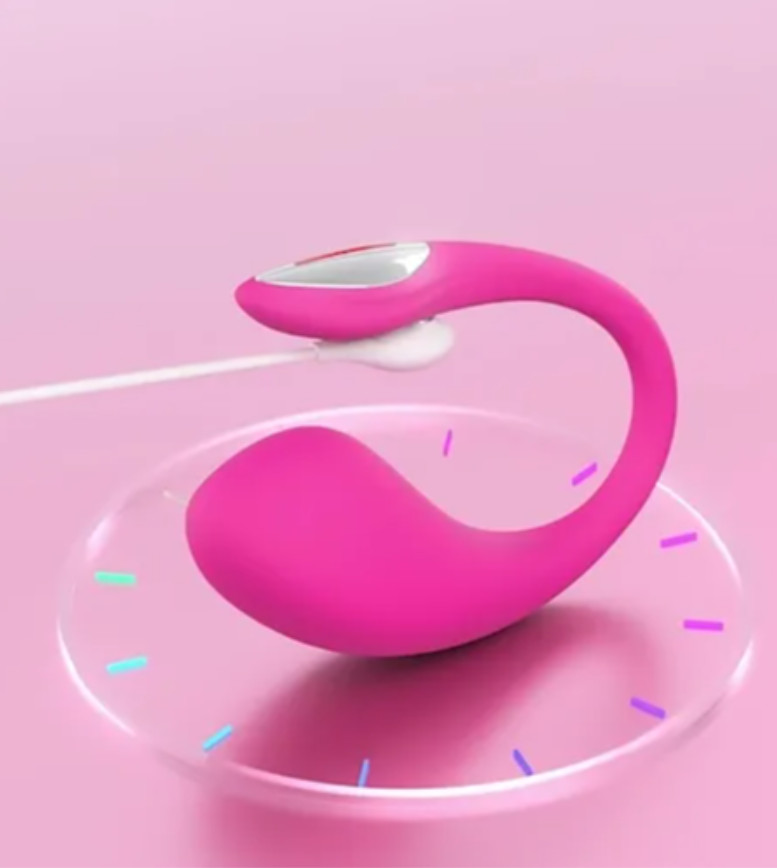 The Lush 4 egg-shaped massager can be controlled via an app