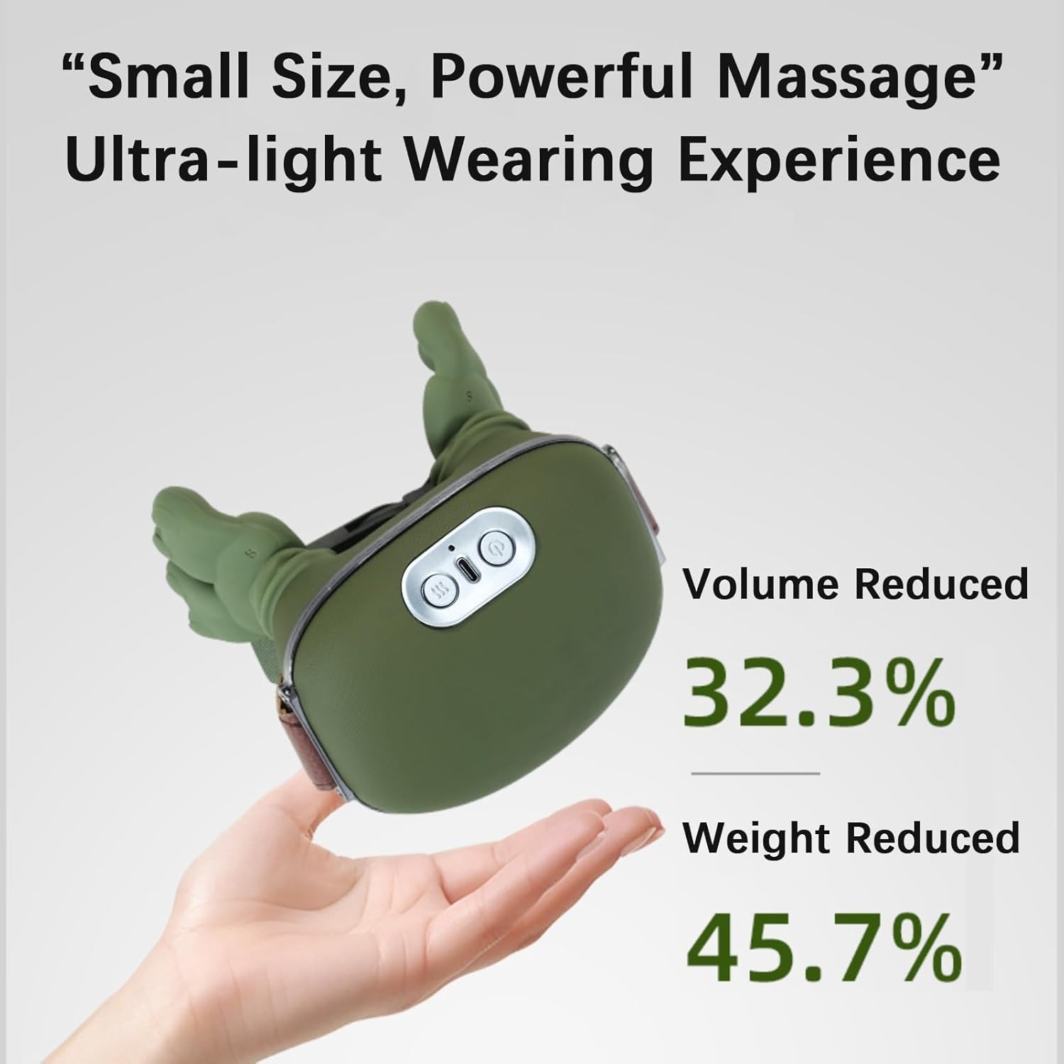 Shoulder and Neck Massager, Bionic Heated Massager, Neck Massager with Fingers,