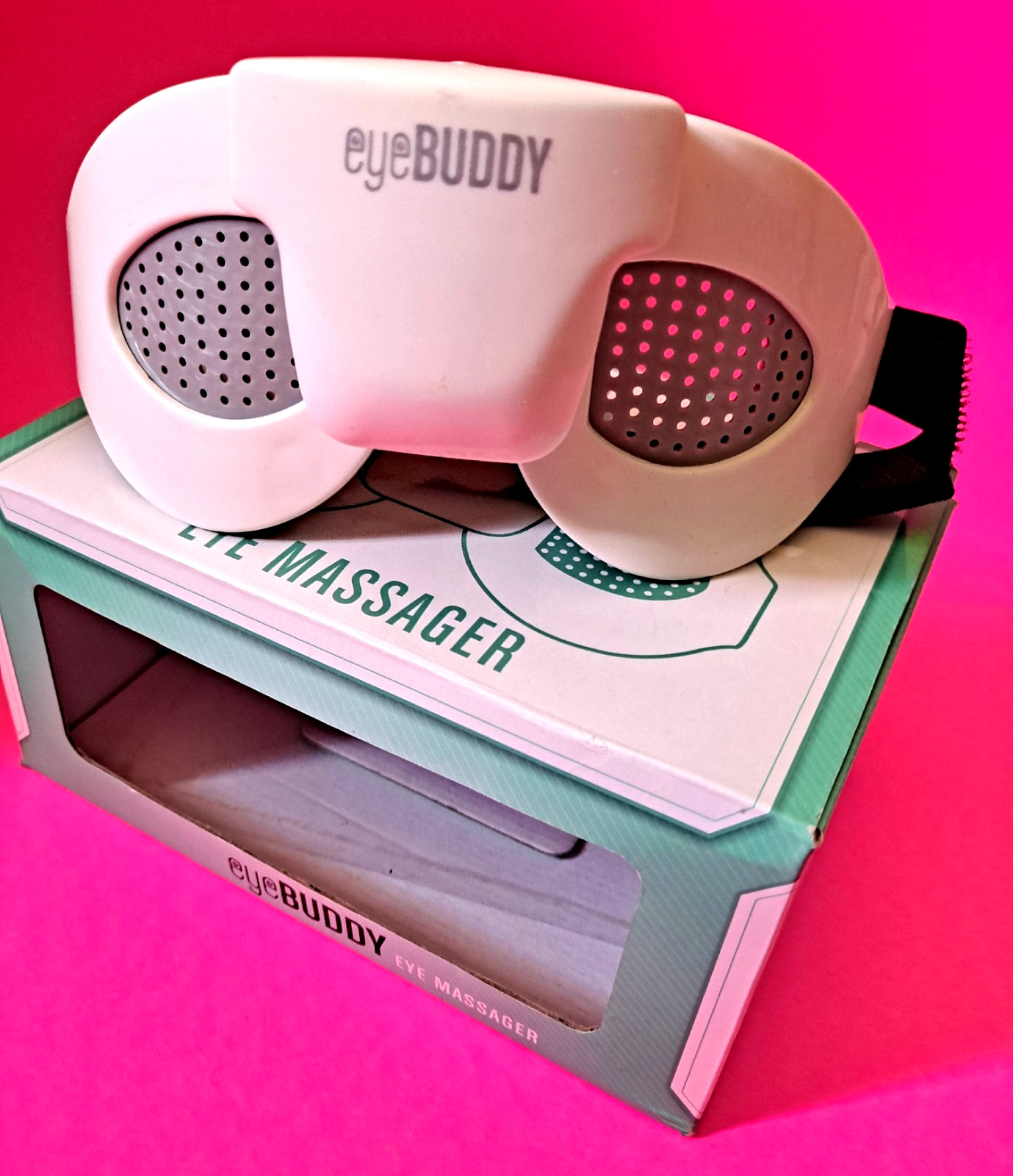 Eye Buddy Eye Massager Relax Tired Eyes Reduce Bags Dark Circles Wrinkles Open B