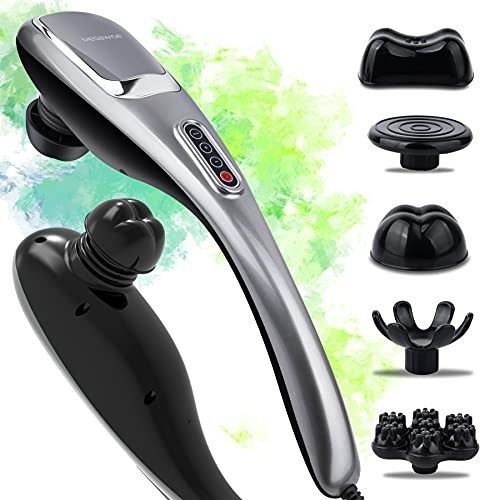 Handheld Deep Tissue Neck Back Electric Massager for Shoulder, Waist, Leg, 3700