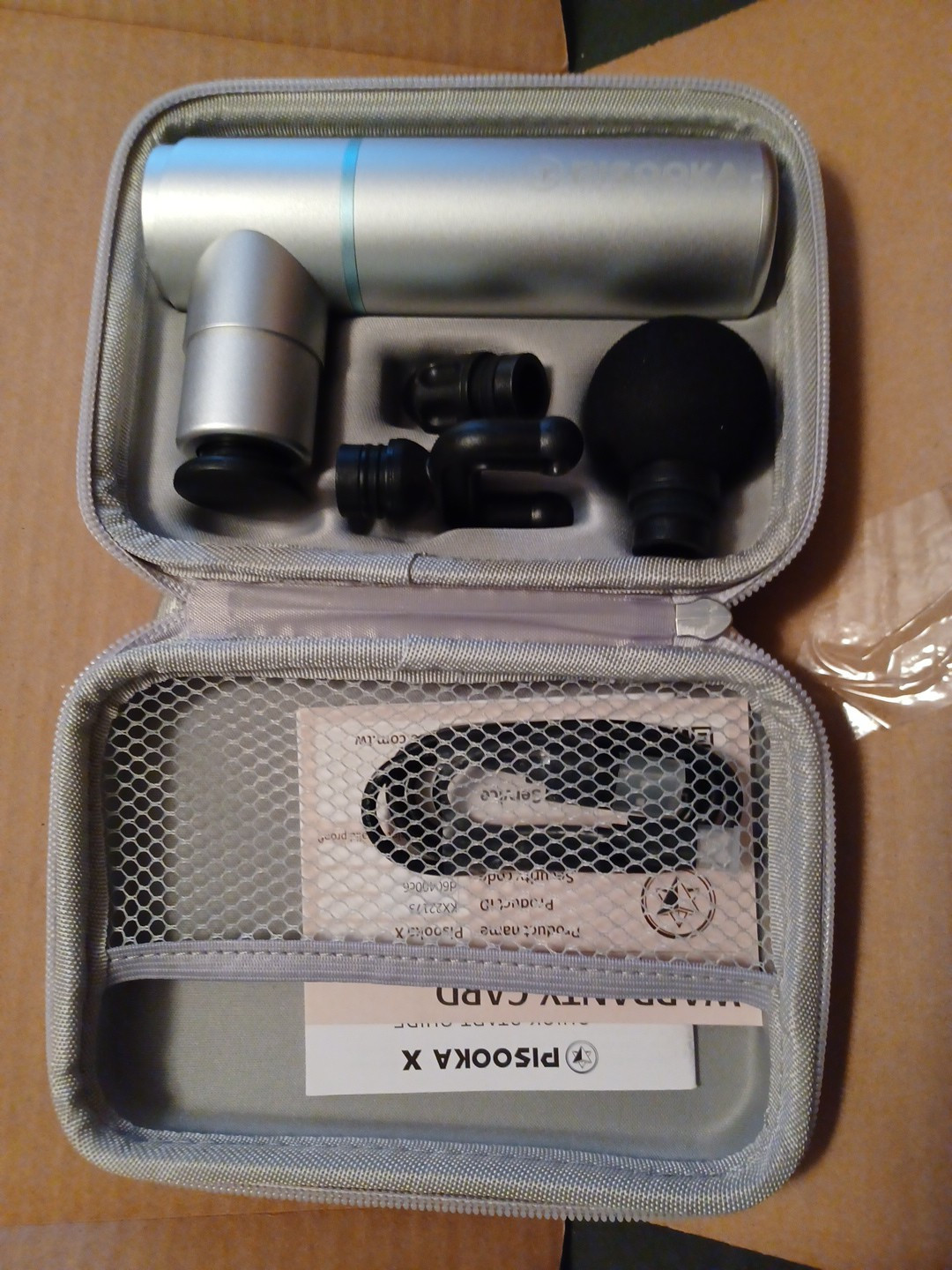 PISOOKA X Mini Massage Gun, Percussion Massage Gun Deep Tissue Travel Size
