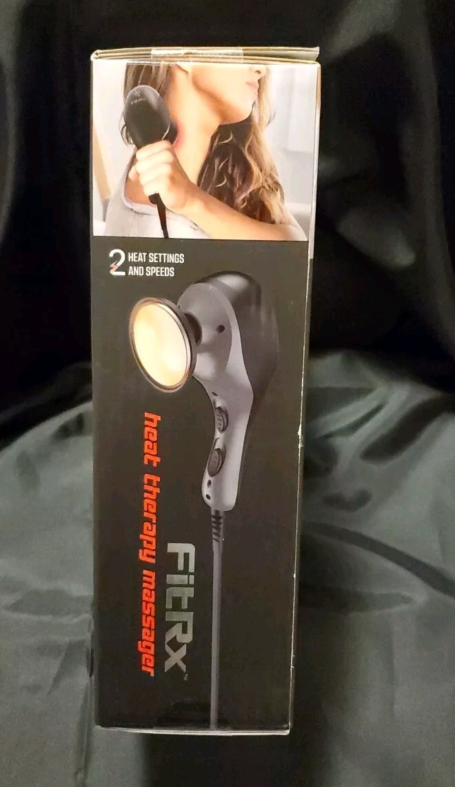 NEW Fitrx Heat Therapy Massager Handheld, Heat Therapy Body Massager 2 Speeds