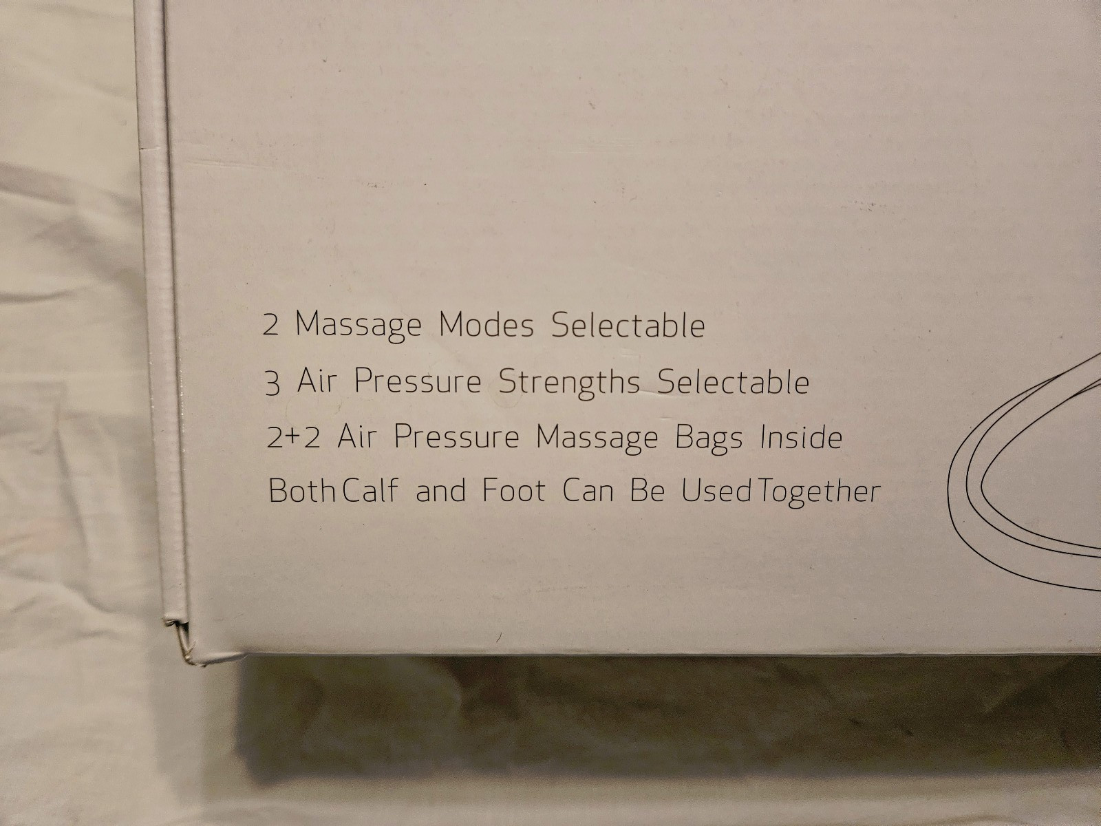 Fit King Air Compression Leg Massager FT-009A 2 Modes 3 Intensity Low Noise NEW