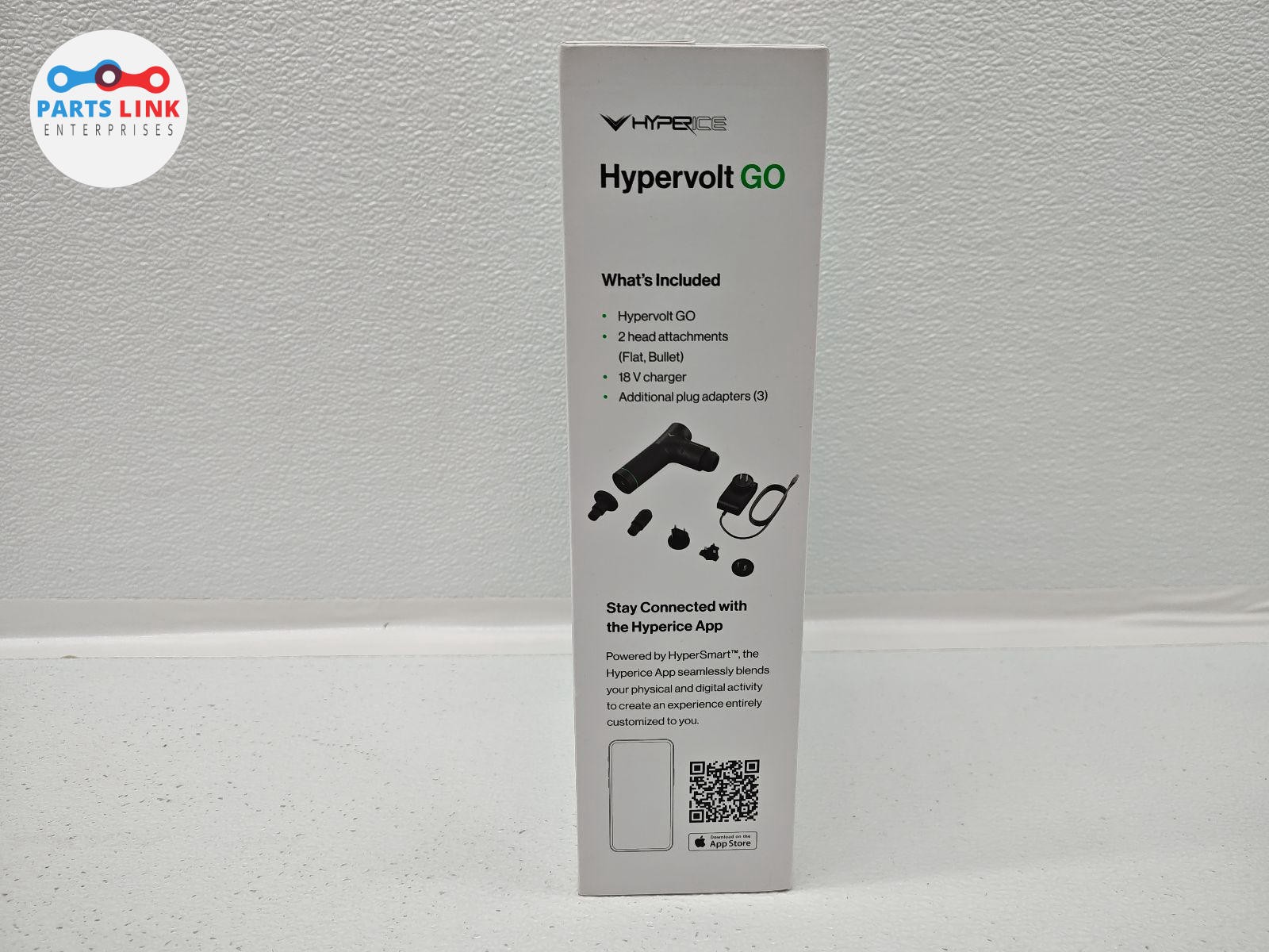Hyperice Hypervolt GO Black Handheld Percussion Massage Gun Device 3 Speed