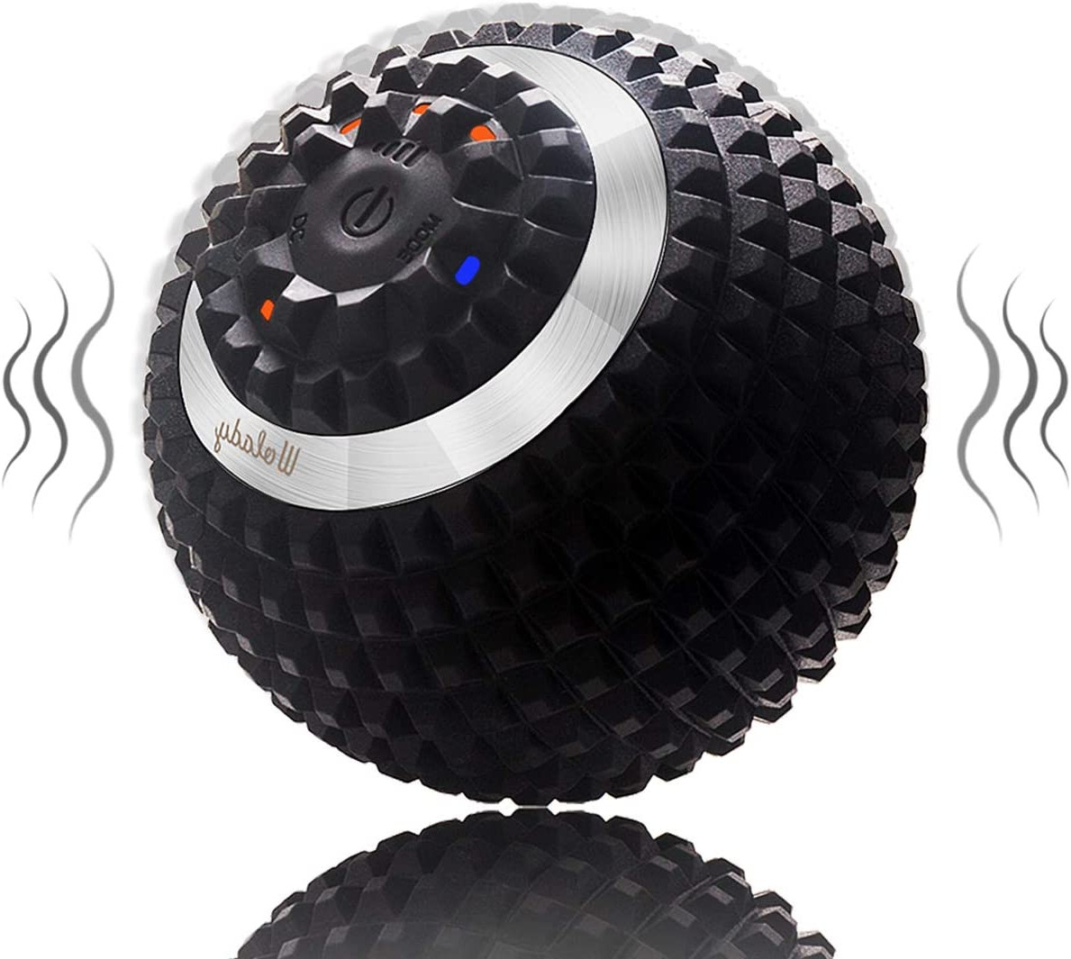 Vibrating Massage Ball, 4-Speed High-Intensity Fitness Yoga Massage Roller Ball