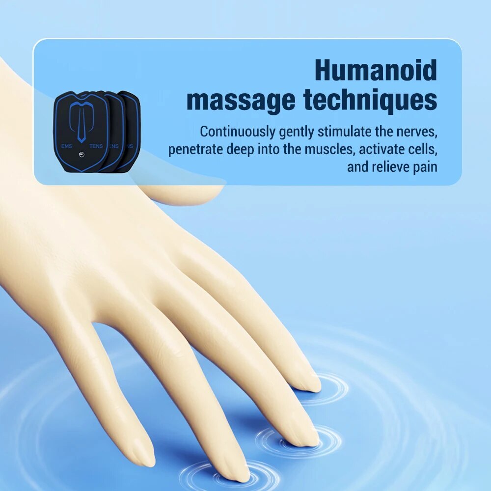 6 Modes Tens Unit Muscle Stimulator Machine Pulse Massager Therapy Pain Relief