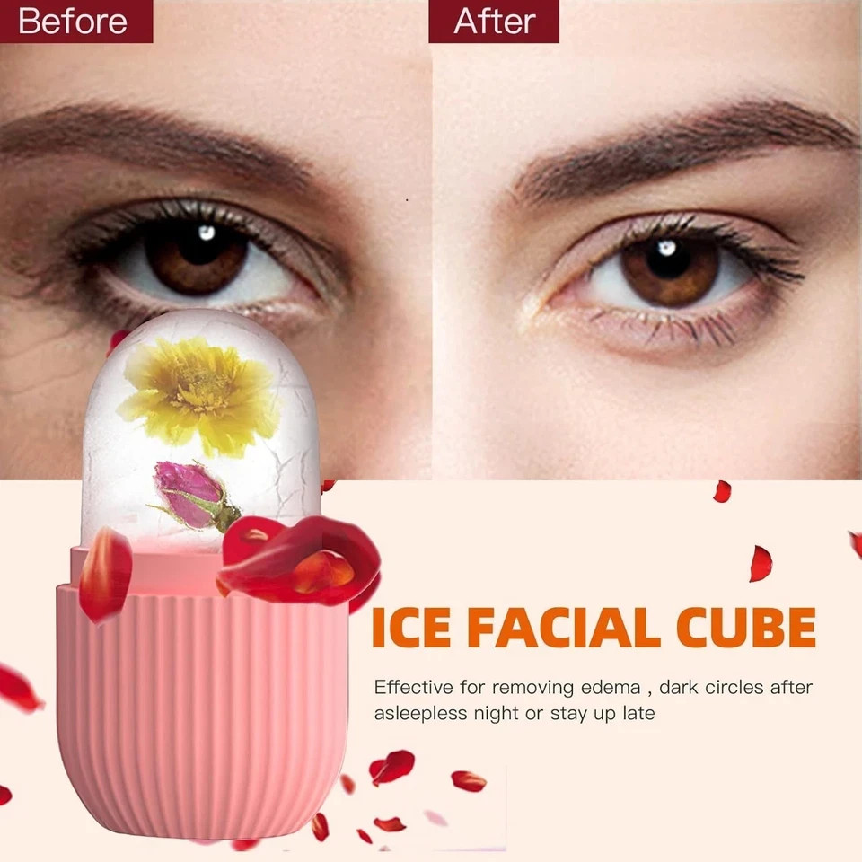 Ice Cube Roller Massager for Face, Eyes and Neck Naturally Conditioning and Skin