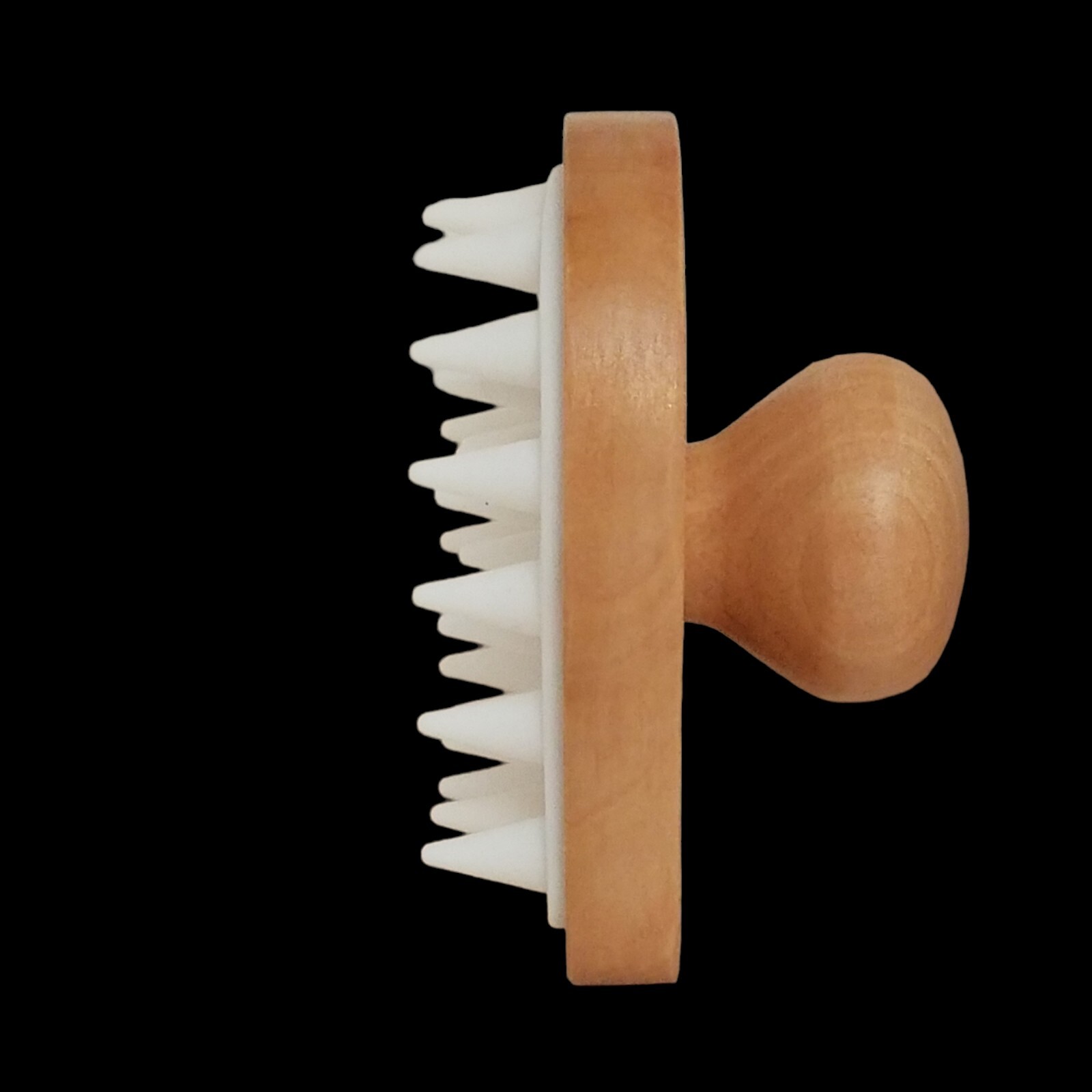 EcoTools Stimulating Scalp Massager for Head Hair Handheld Bamboo Wooden Handle