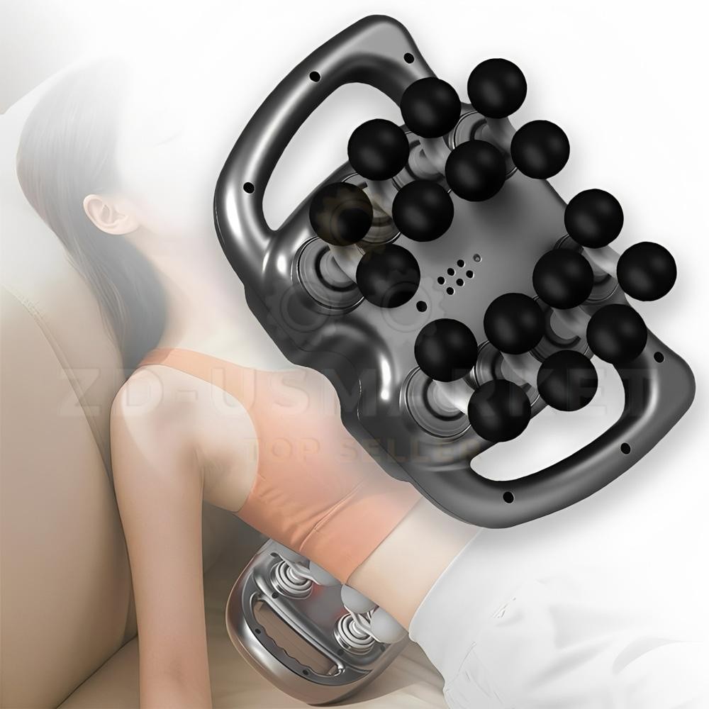 16-Head Massage Gun Set with 99 Levels & 9 Modes, Massage Gun Deep Tissue Neck