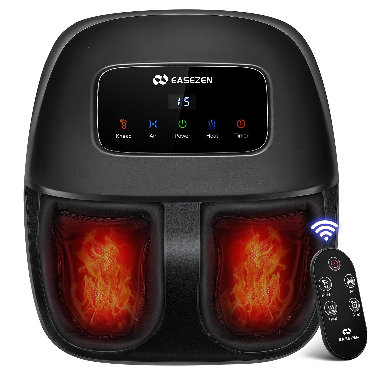 Foot Massager Machine with Heat, Shiatsu Foot Massager with Cordless Remote, 202