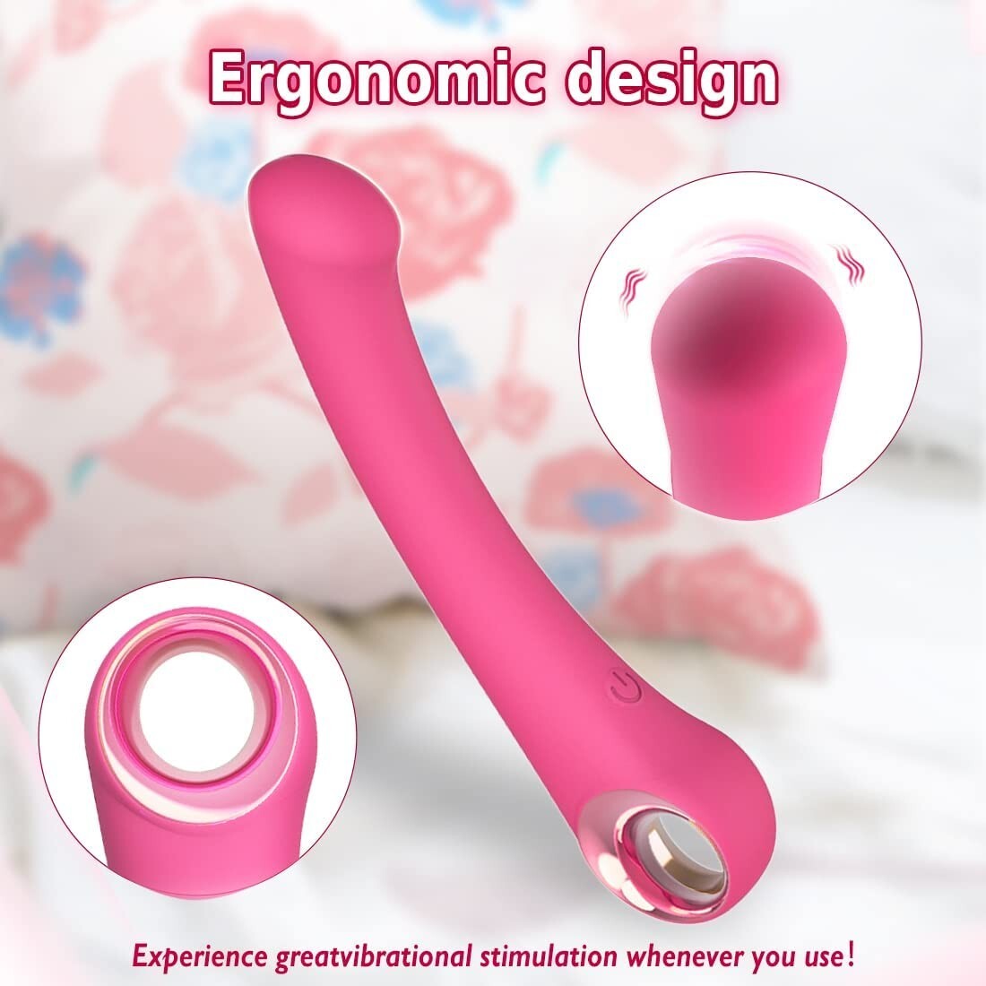 Vibrater Massager Wand Personal Hand Held Powerful Waterproof for Women Neck Arm