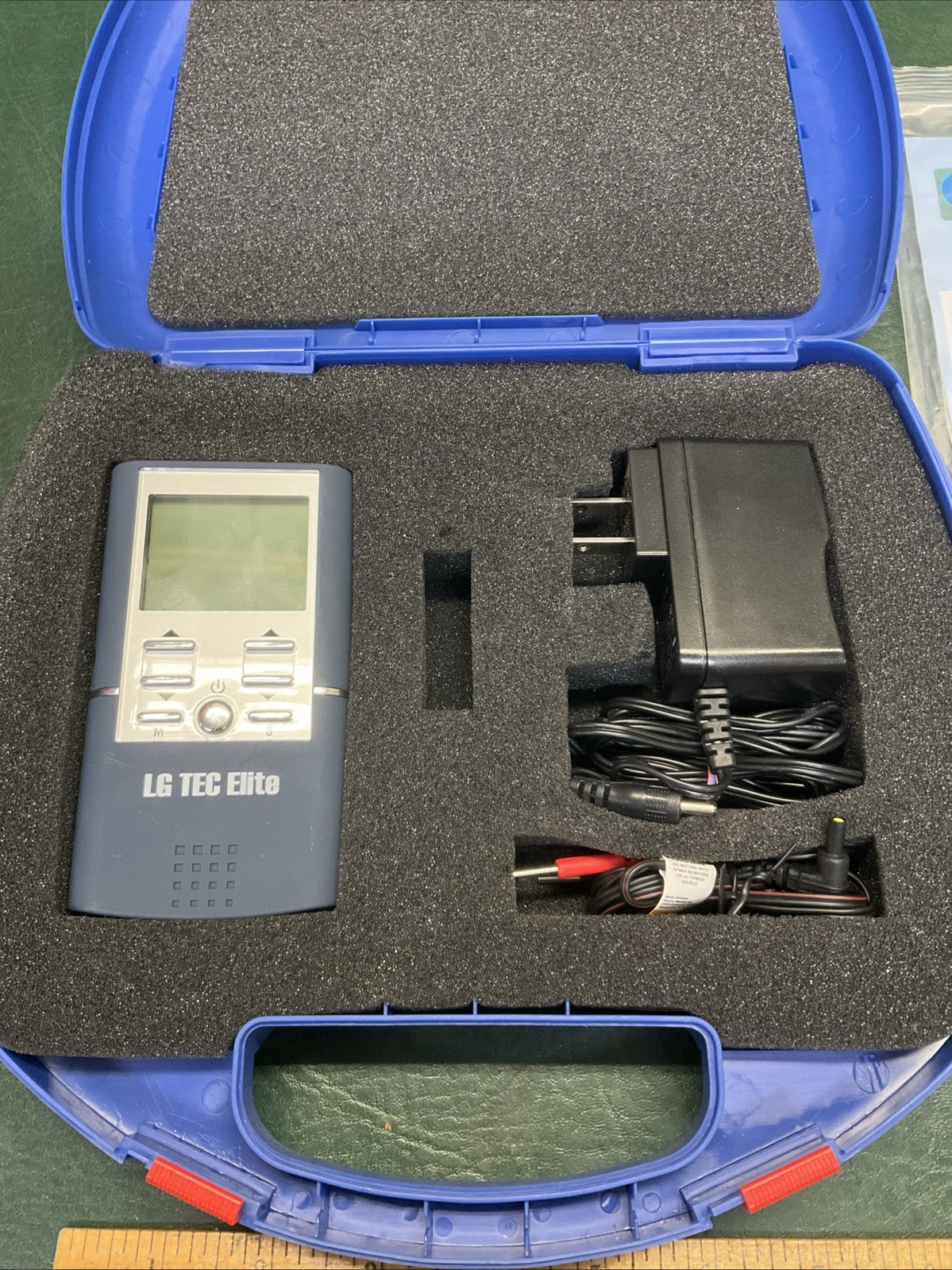 LG Tec Elite Portable Electric Therapy Tens Pain Relief Massager Machine Unit