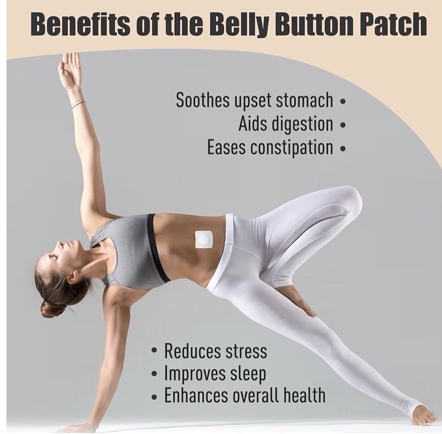 Castor Oil Patches for Belly Button, 54 Pack 2 3/4in 1 Count (Pack of 54)