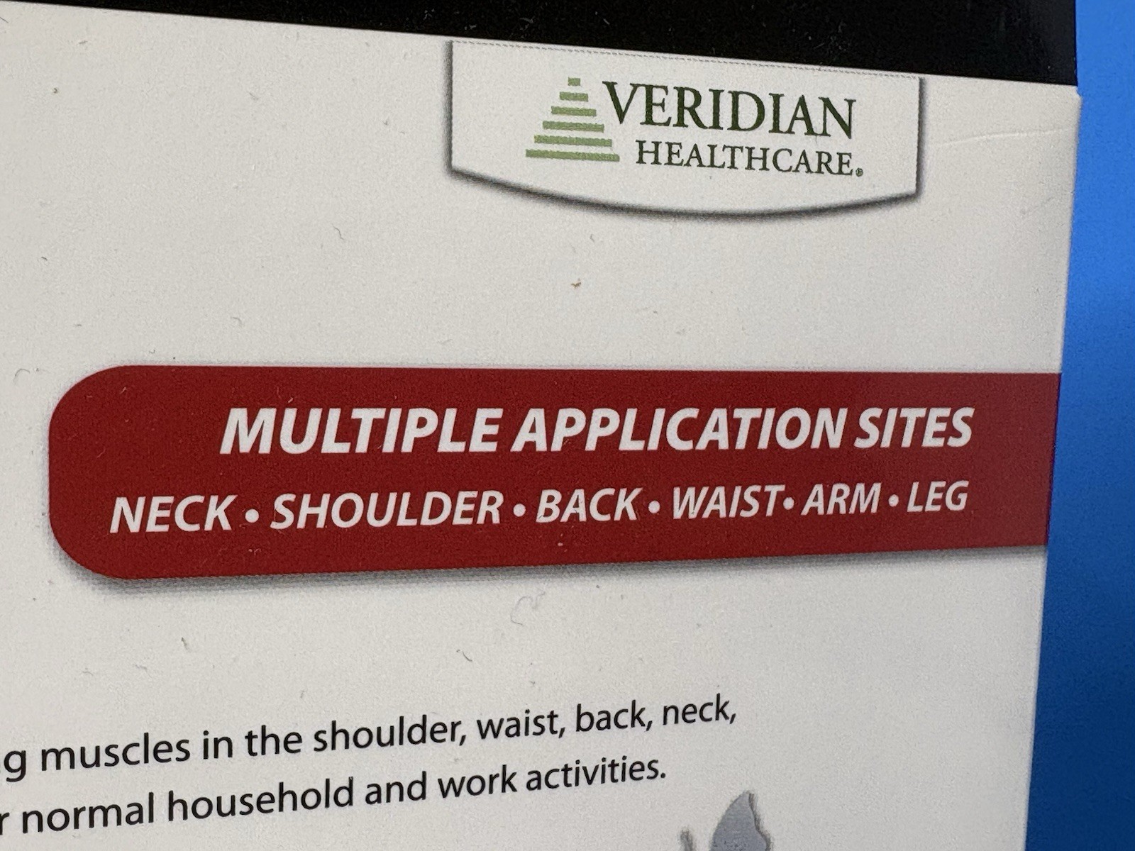 Veridian TENS Pain Management Solution Rechargeable 50 Use Gel Pads NEW FS