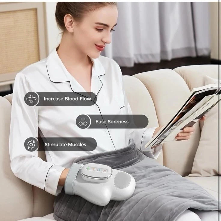 Prisag Hand Massager with Heat and Compression, Cordless Hand Massager, Finge…