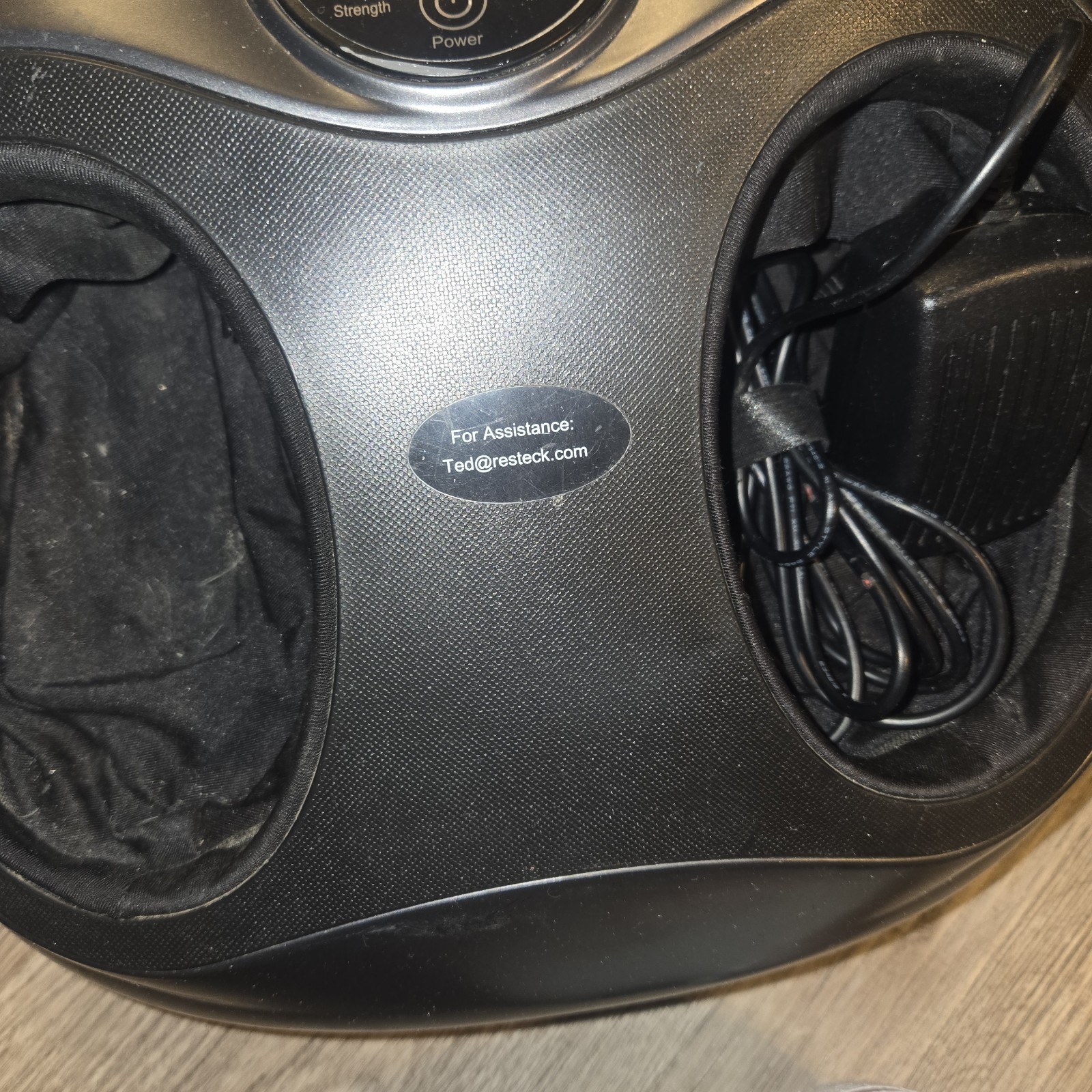 Resteck Shiatsu Foot Massager Heat Deep Kneading Massage Therapy Tested Works