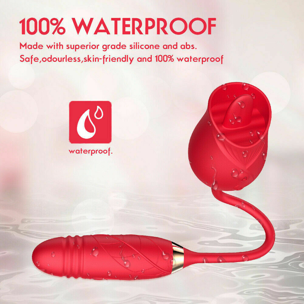 Multispeed-Cute-Vibrator-Pump-Sucker-Massager-Waterproof-for-Women-Gift USB Mute