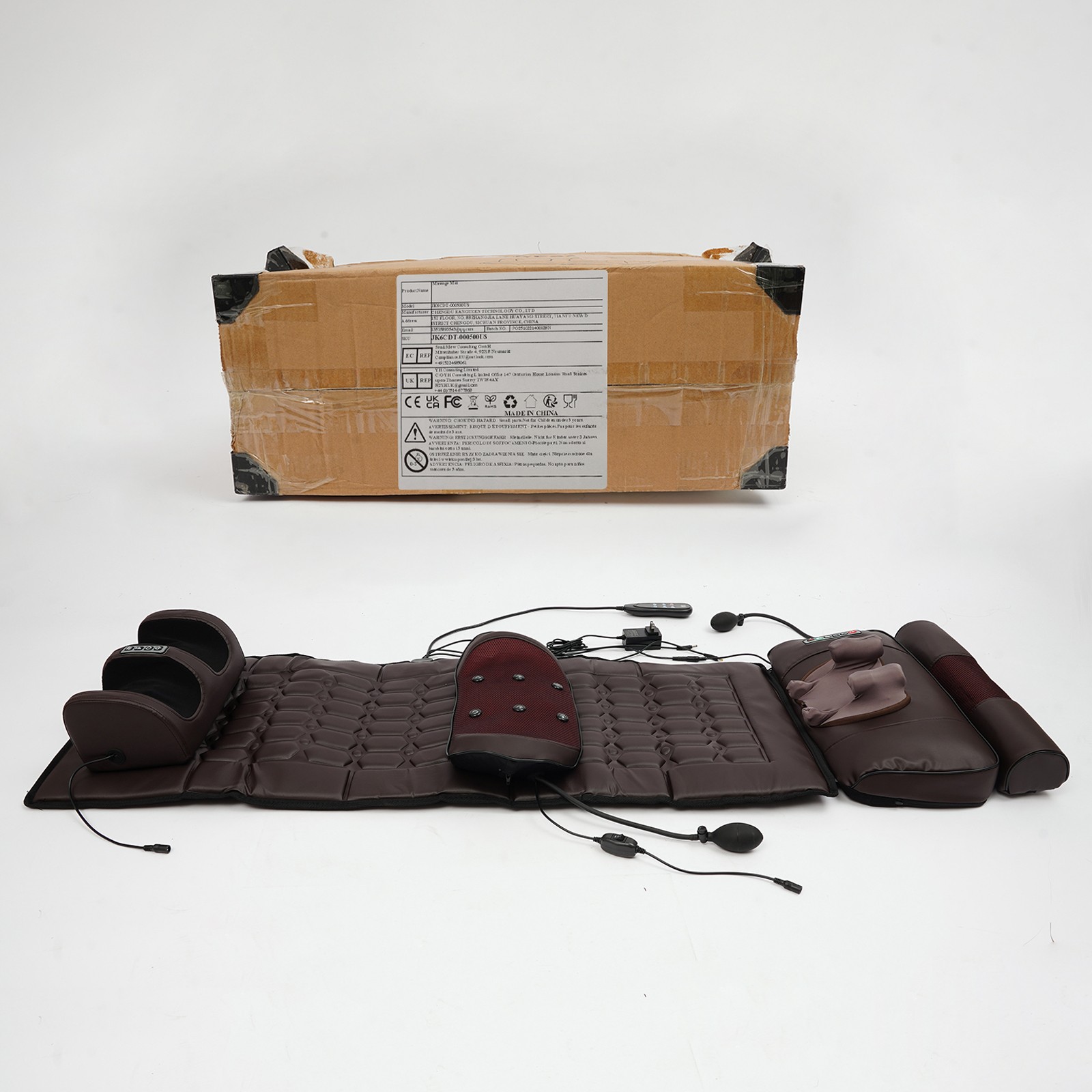 Full-body Massage Mat Multifunctional Electric Massage Pad Vibration Heating Mad