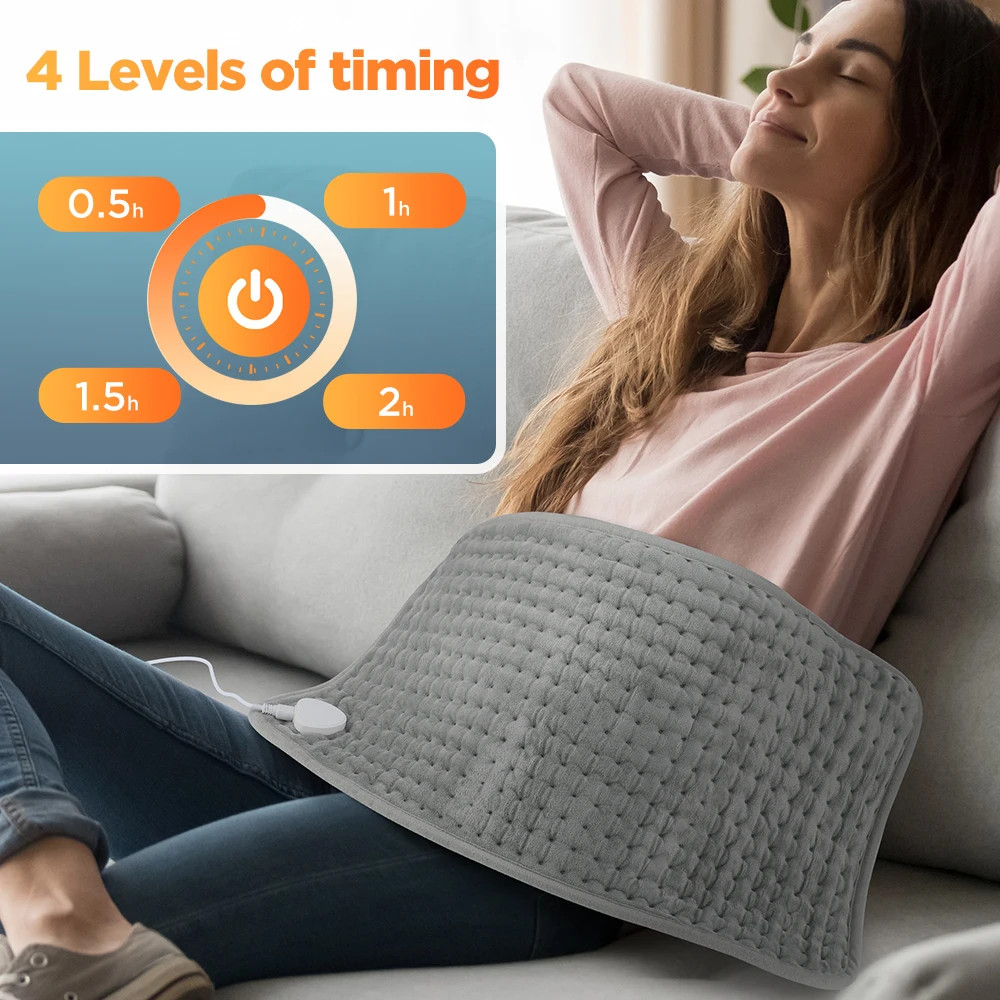 60x30CM Heating Pad 10 Levels Constant Temperature 4 Modes Timing Hot Blanket Ke