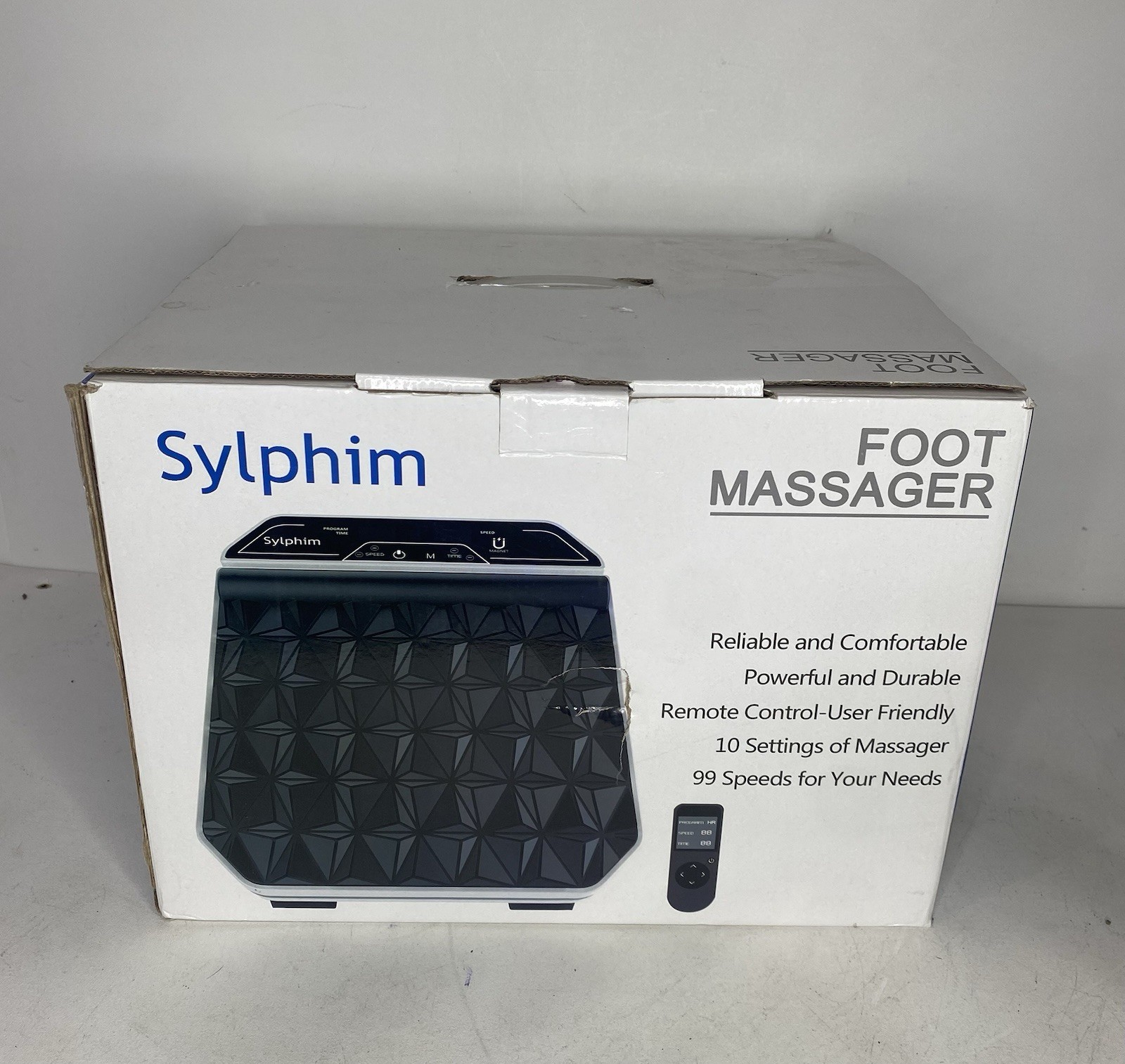 Sylphim Foot Muscle Massager Exercise With Remote And Box Works Tested