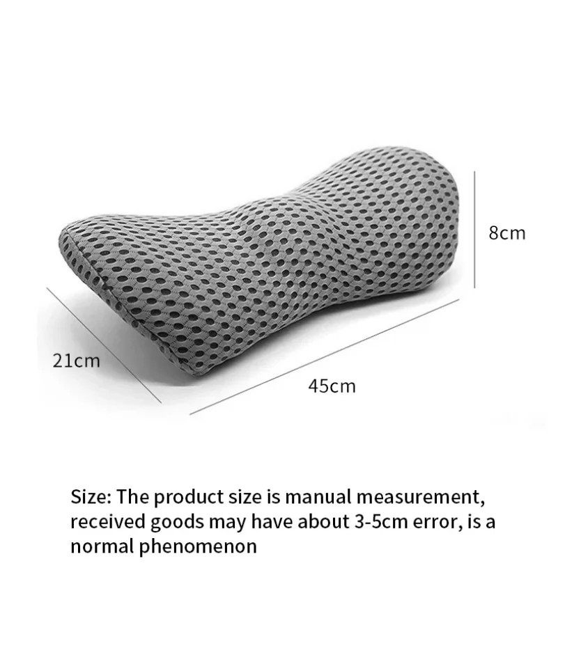 Breathable Memory Cushion Interior Accessories Bed Sleeping Pillow Car Seat Wais