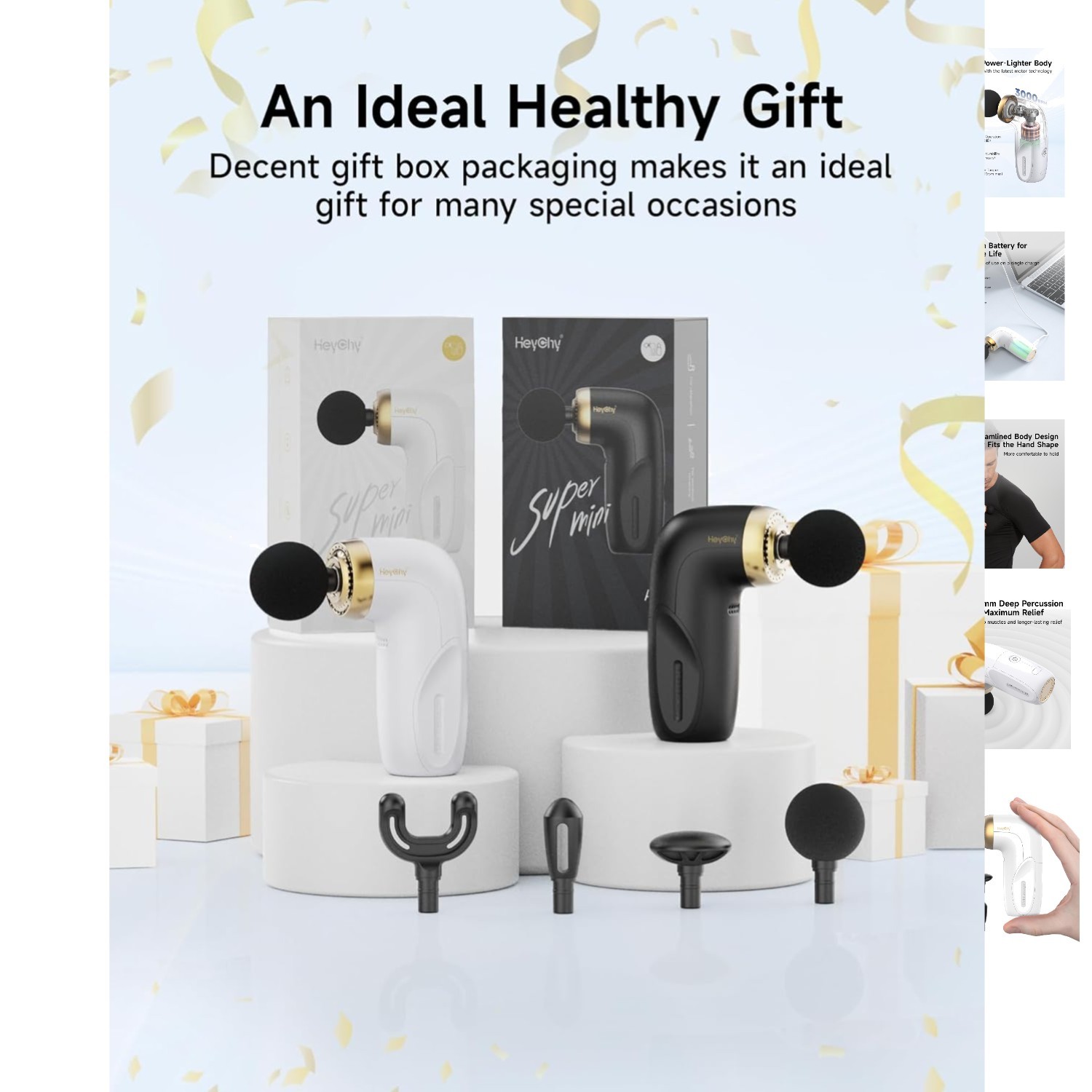 Portable A1 Super Mini Massage Gun – Ergonomic Design for Travel & Office Use