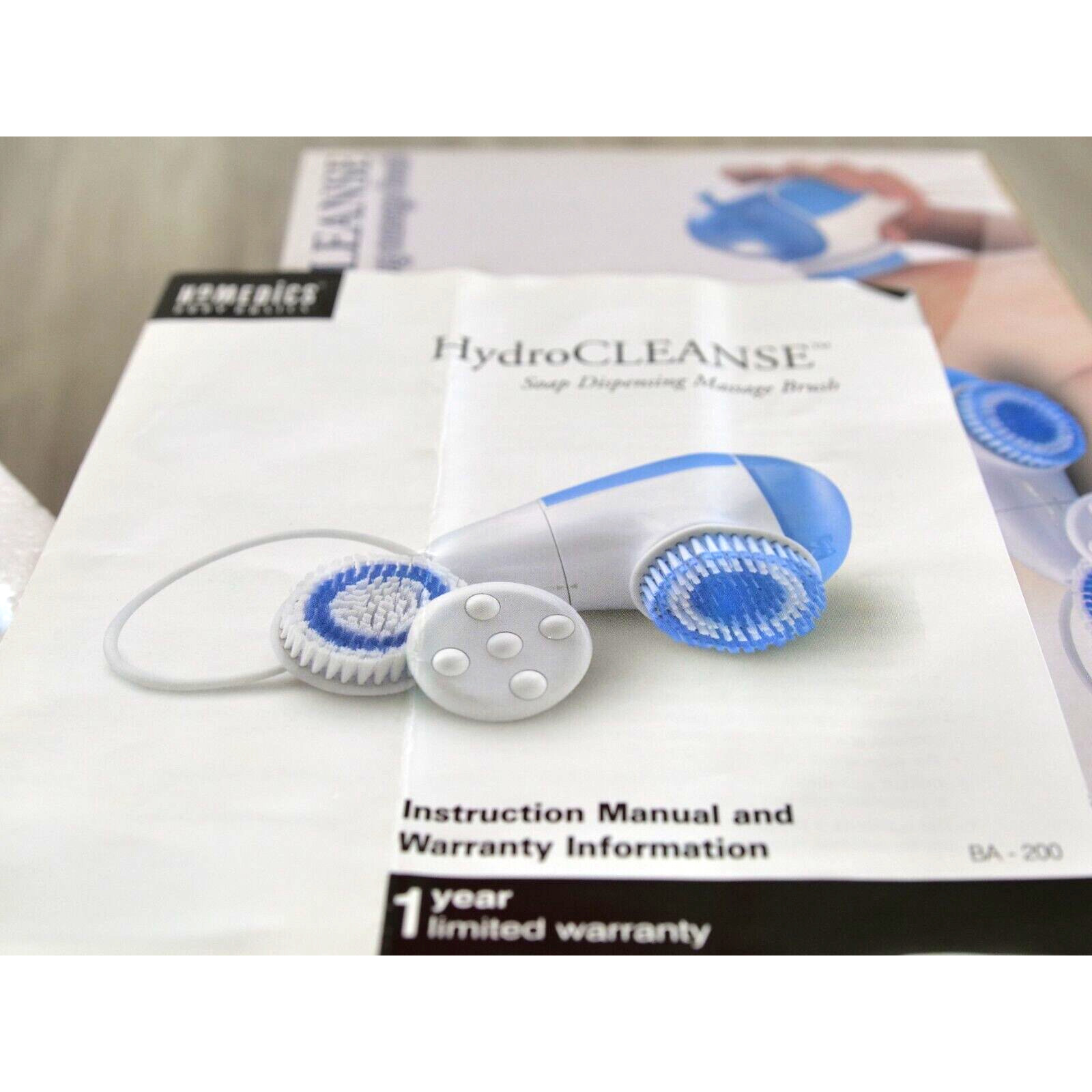 HOMEDICS HYDRO CLEANSE SOAP­ DISPENSING MASSAGING BRUSH 7.6cm 1 SYSTEM